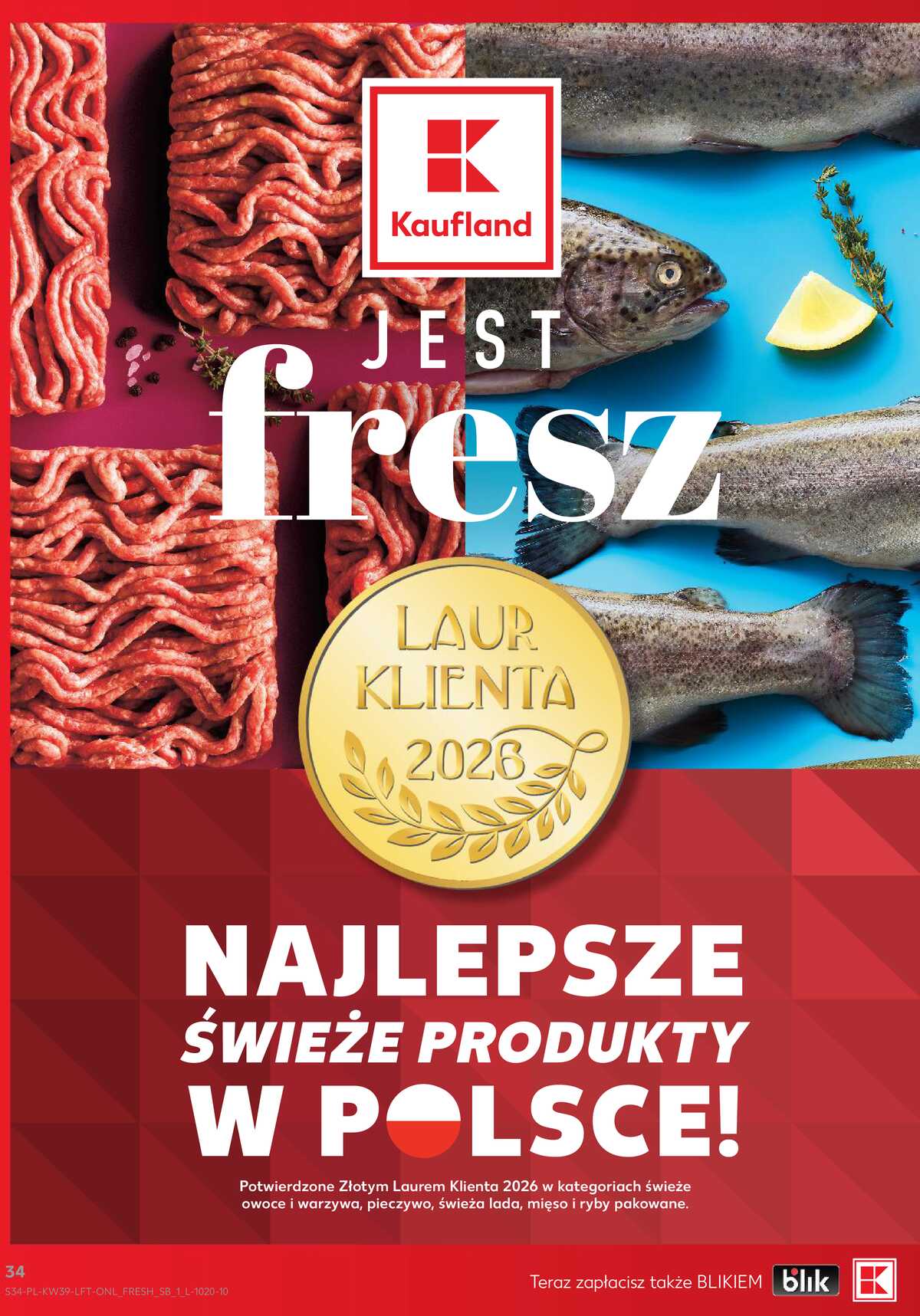 Leták Kaufland Polsko 24.9.-30.9.2026 - Týdenní zpravodaj strana 34
