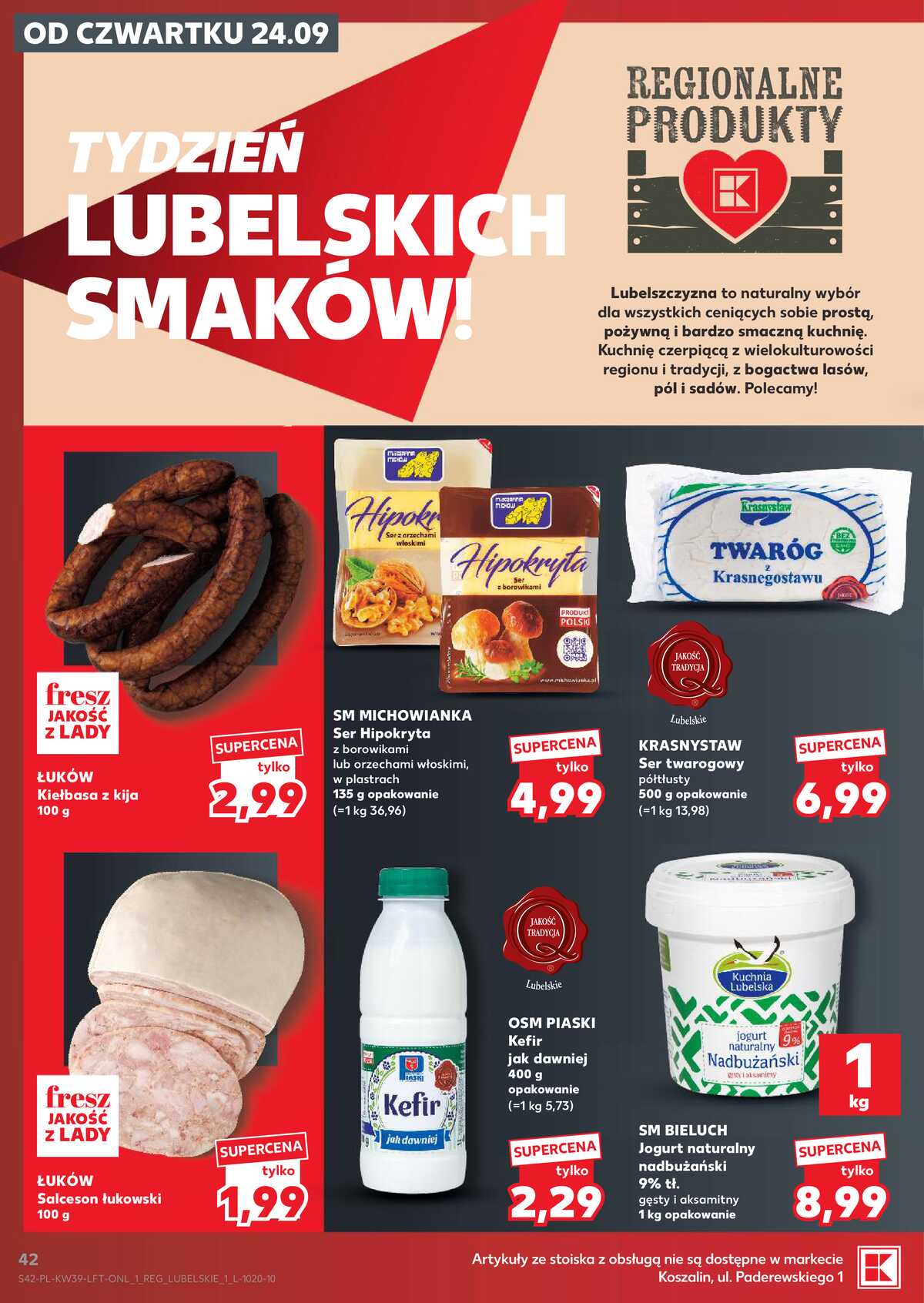 Leták Kaufland Polsko 24.9.-30.9.2026 - Týdenní zpravodaj strana 42