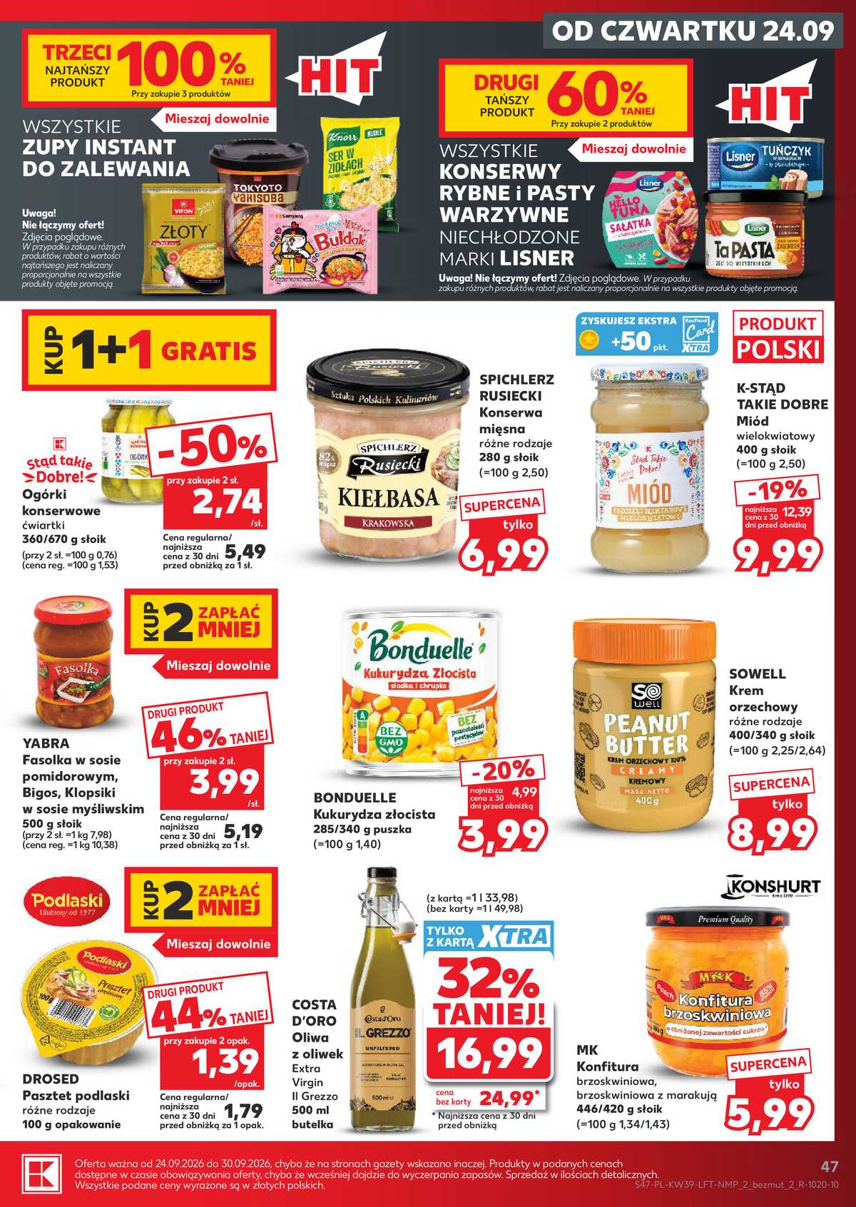 Leták Kaufland Polsko 24.9.-30.9.2026 - Týdenní zpravodaj strana 47