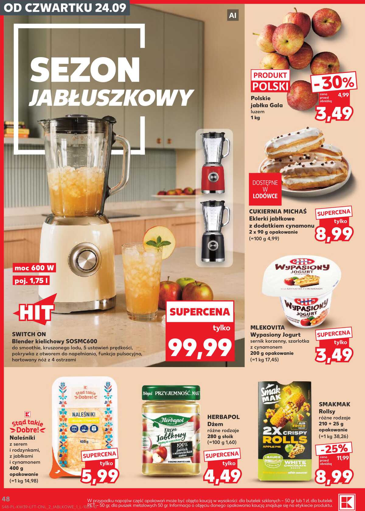 Leták Kaufland Polsko 24.9.-30.9.2026 - Týdenní zpravodaj strana 48