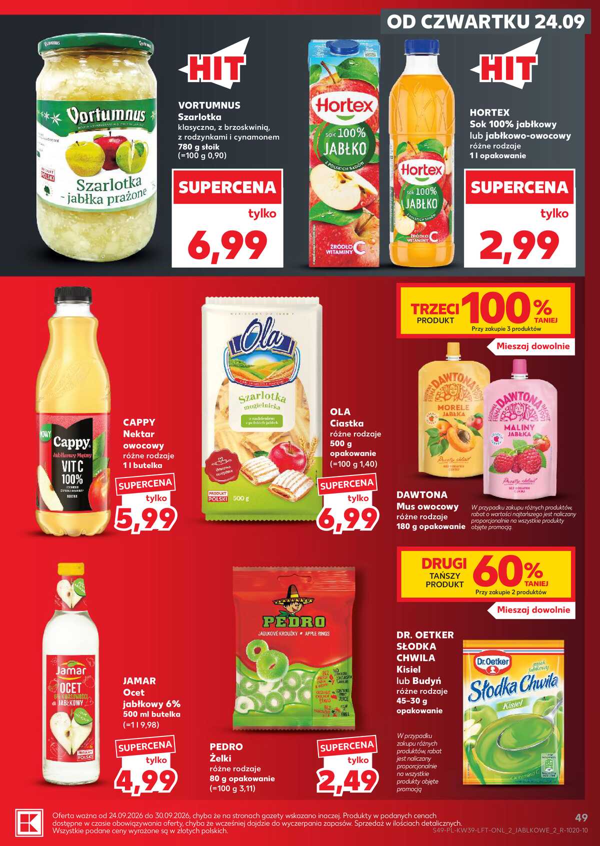 Leták Kaufland Polsko 24.9.-30.9.2026 - Týdenní zpravodaj strana 49