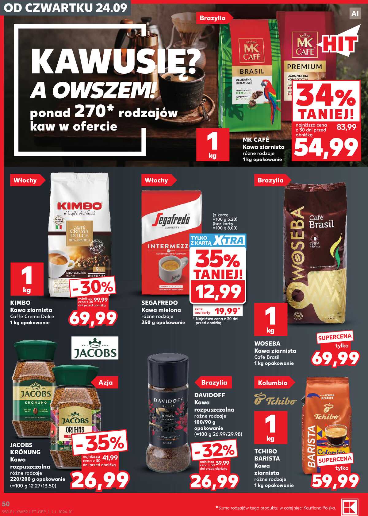 Leták Kaufland Polsko 24.9.-30.9.2026 - Týdenní zpravodaj strana 50