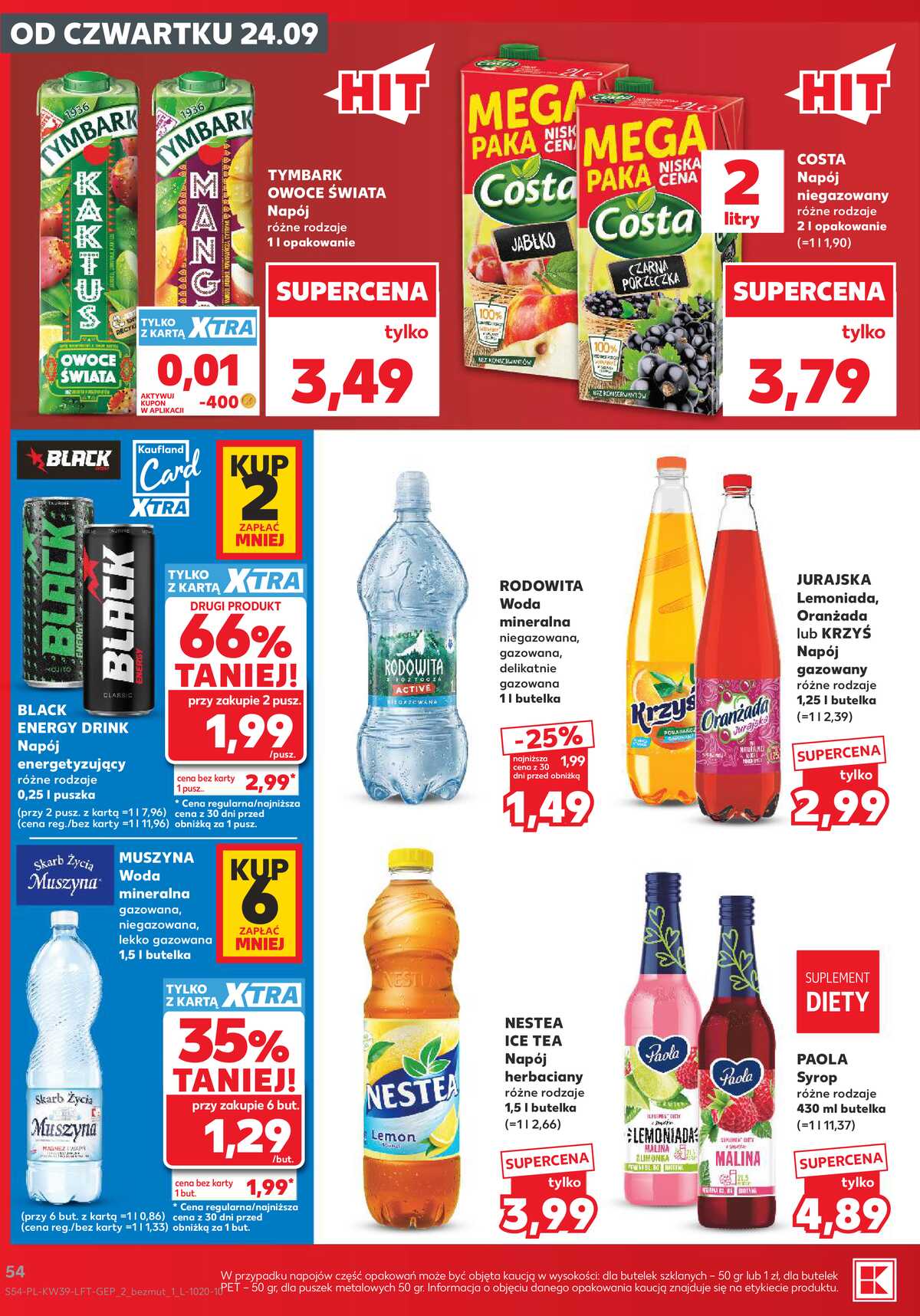 Leták Kaufland Polsko 24.9.-30.9.2026 - Týdenní zpravodaj strana 54