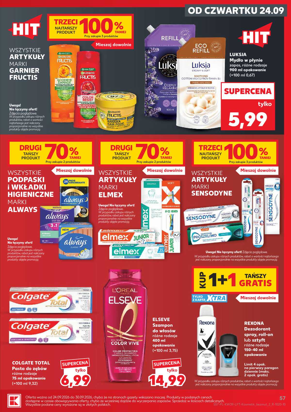 Leták Kaufland Polsko 24.9.-30.9.2026 - Týdenní zpravodaj strana 57