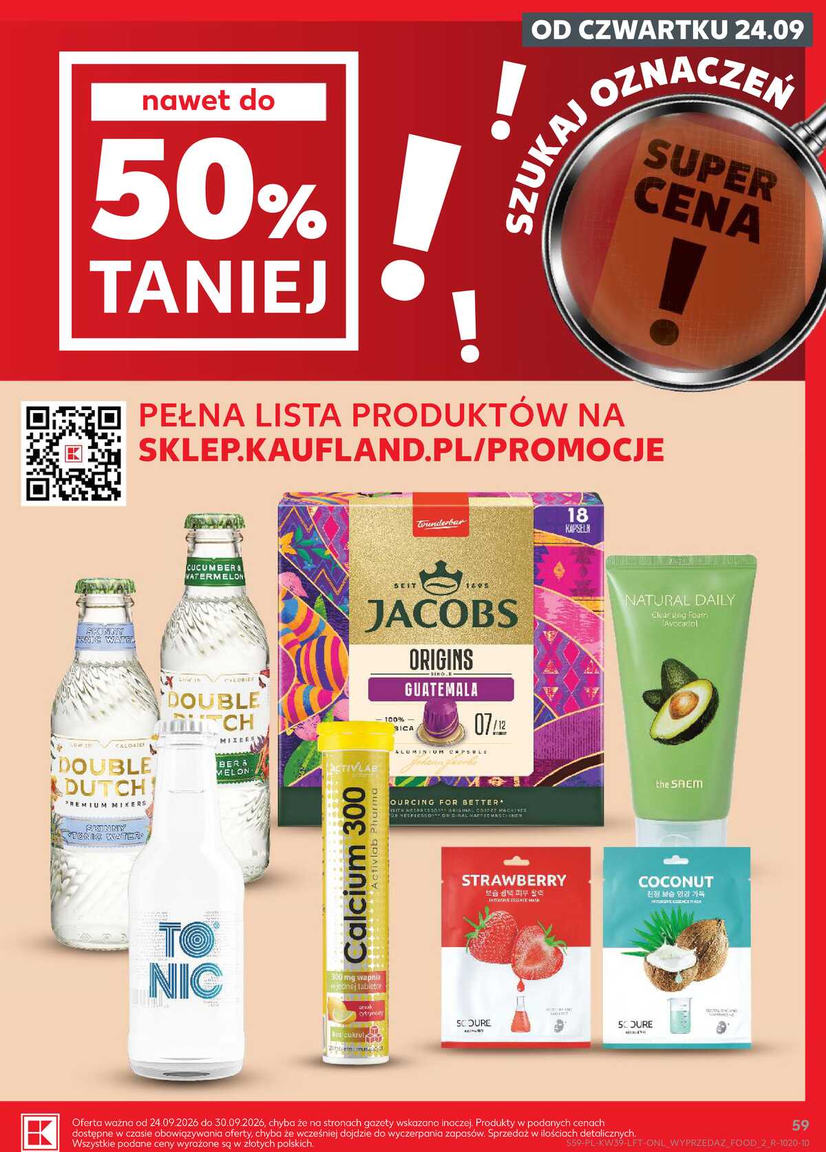 Leták Kaufland Polsko 24.9.-30.9.2026 - Týdenní zpravodaj strana 59