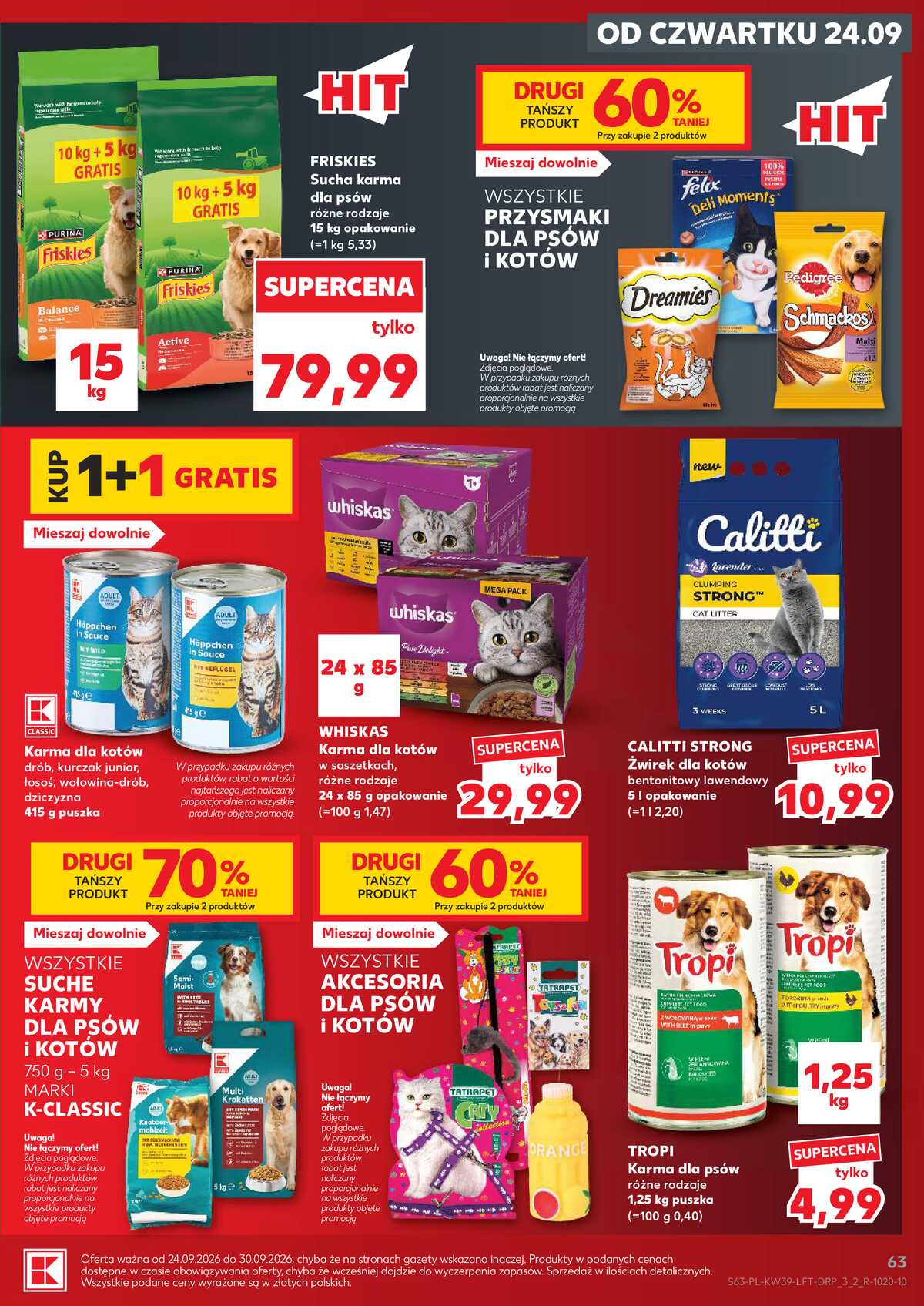 Leták Kaufland Polsko 24.9.-30.9.2026 - Týdenní zpravodaj strana 63