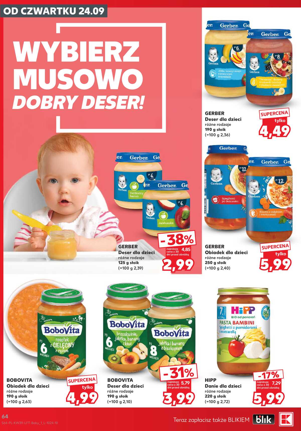 Leták Kaufland Polsko 24.9.-30.9.2026 - Týdenní zpravodaj strana 64
