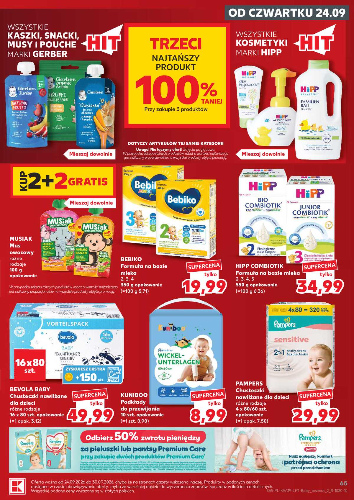 Leták Kaufland Polsko 24.9.-30.9.2026 - Týdenní zpravodaj strana 65