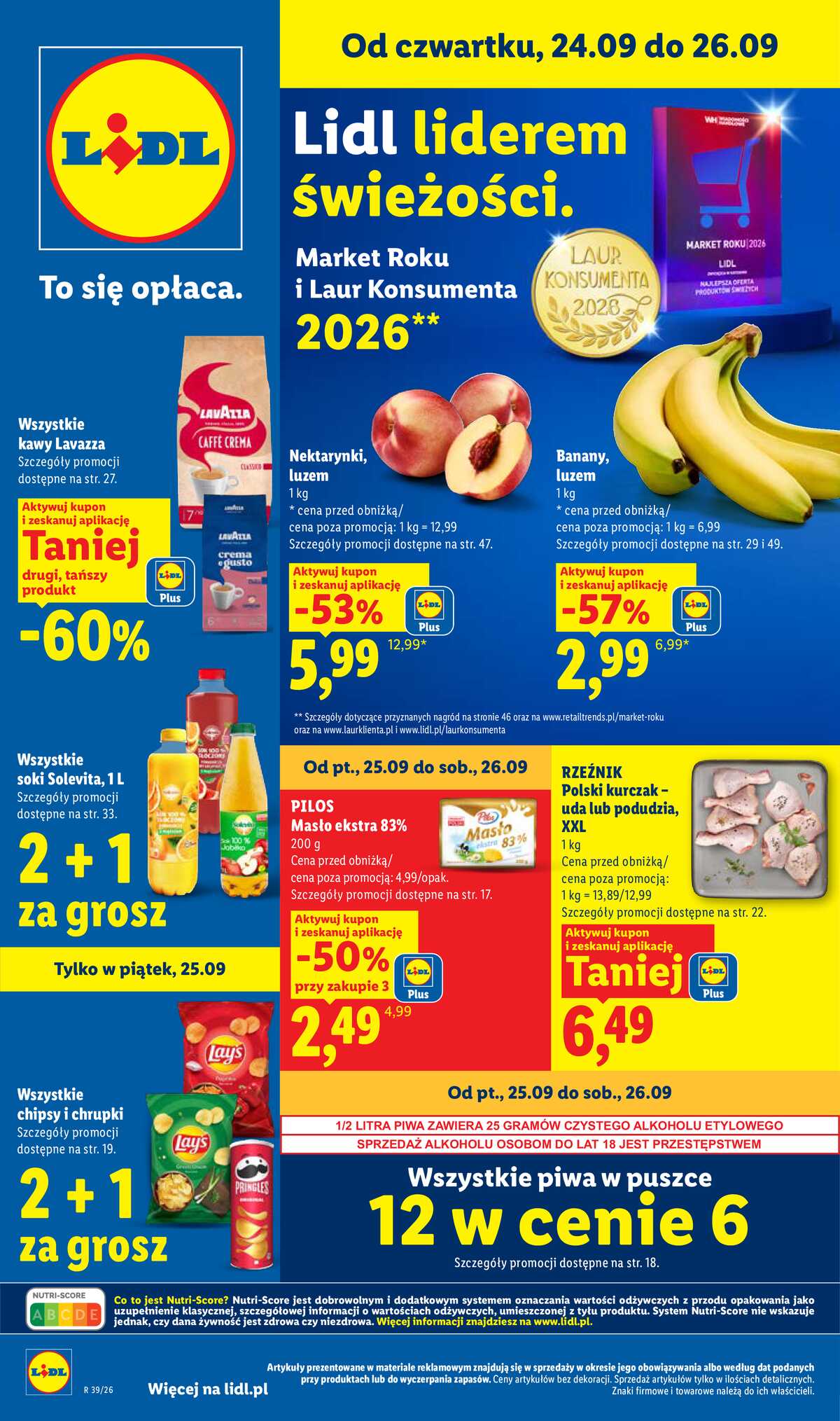 Leták Lidl Polsko 24.9.-26.9.2026 - Leták platí od 24. 9. do 26. 9. strana 1