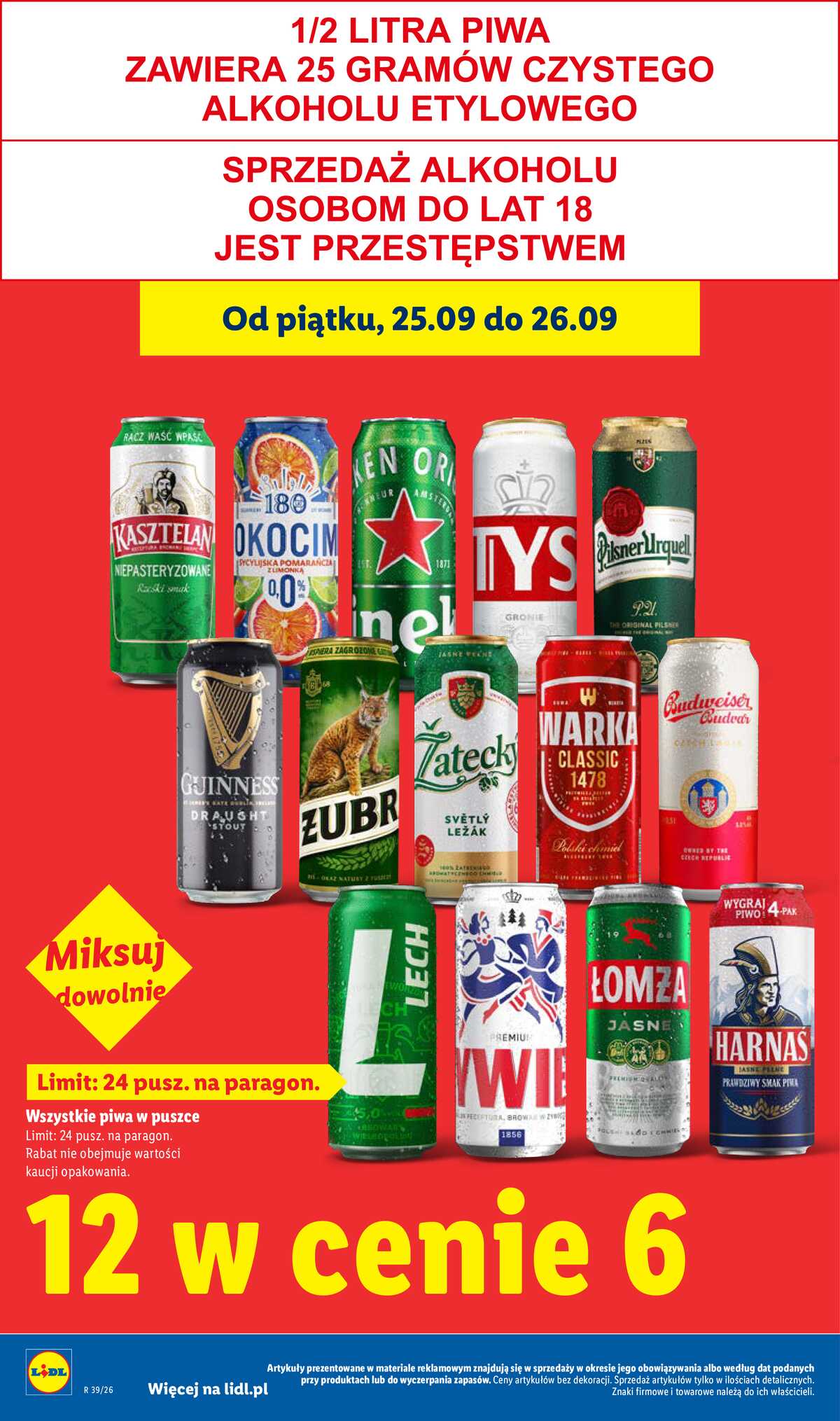 Leták Lidl Polsko 24.9.-26.9.2026 - Leták platí od 24. 9. do 26. 9. strana 18