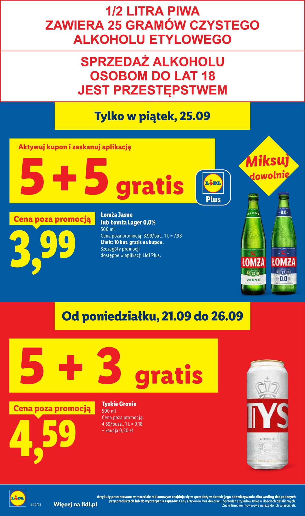 Leták Lidl Polsko 24.9.-26.9.2026 - Leták platí od 24. 9. do 26. 9. strana 38