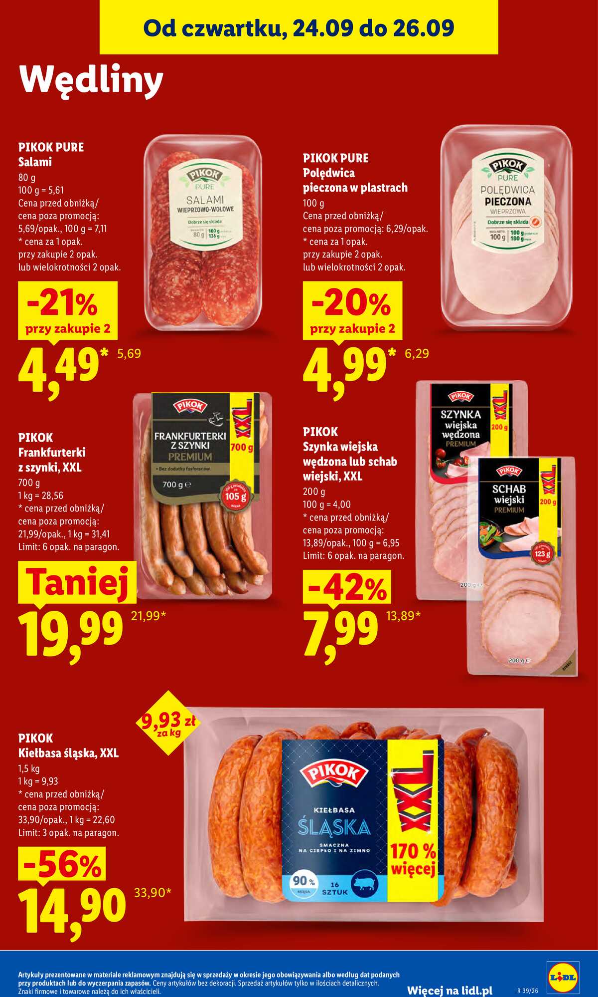 Leták Lidl Polsko 24.9.-26.9.2026 - Leták platí od 24. 9. do 26. 9. strana 63