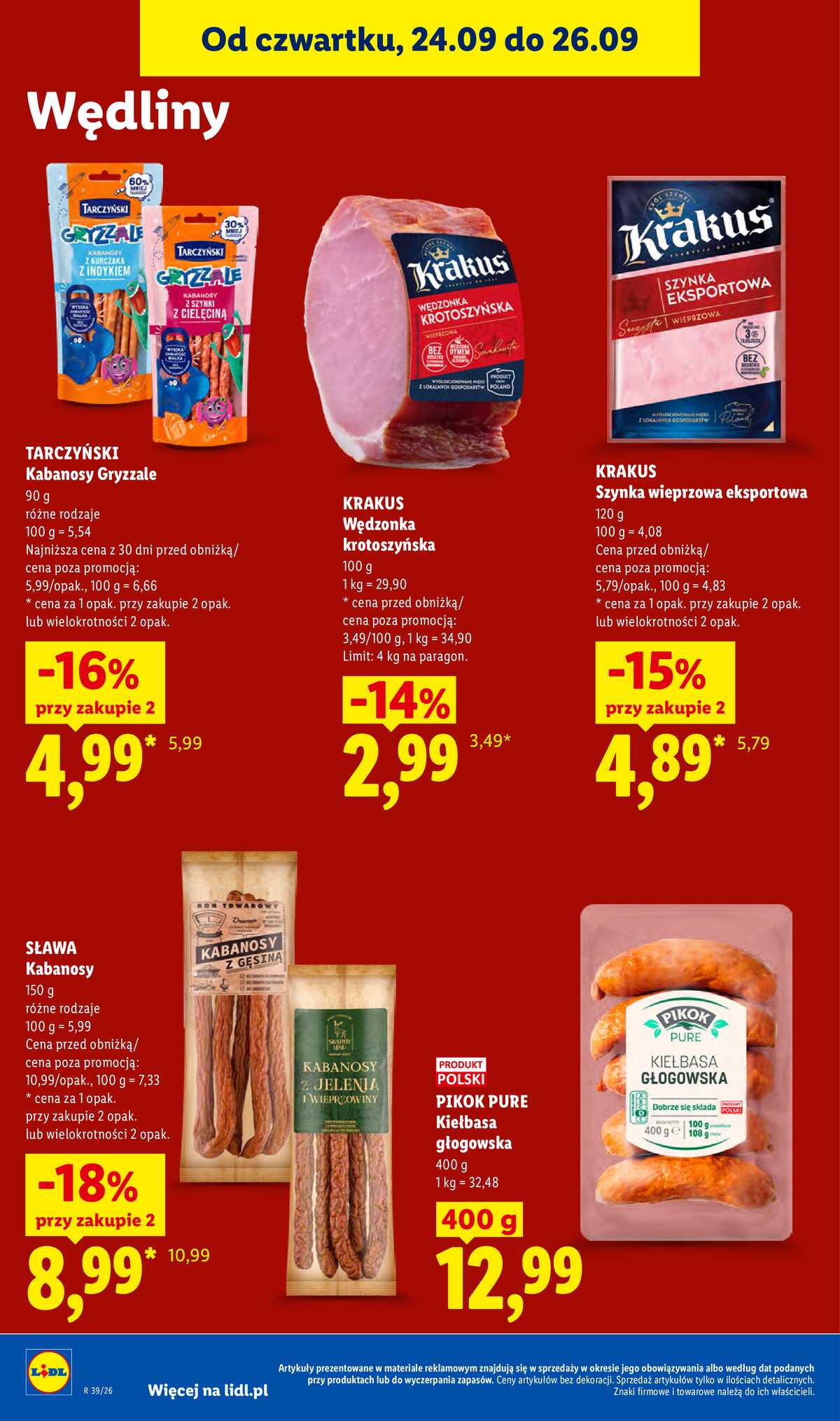Leták Lidl Polsko 24.9.-26.9.2026 - Leták platí od 24. 9. do 26. 9. strana 64