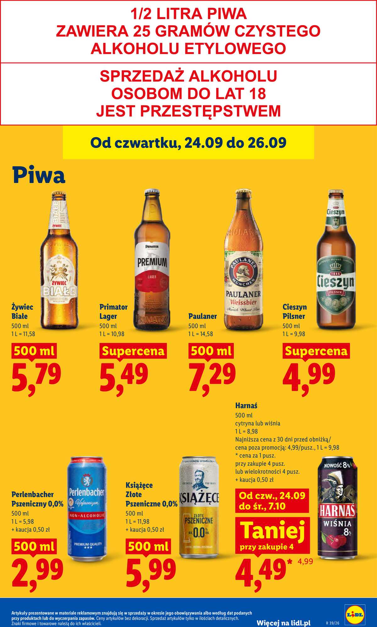 Leták Lidl Polsko 24.9.-26.9.2026 - Leták platí od 24. 9. do 26. 9. strana 81
