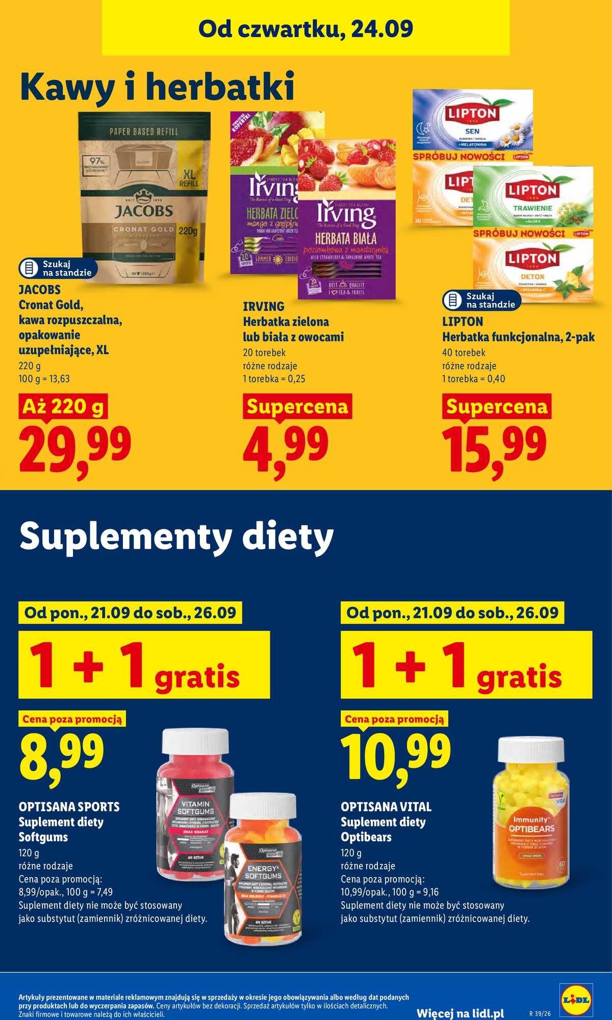 Leták Lidl Polsko 24.9.-26.9.2026 - Leták platí od 24. 9. do 26. 9. strana 89