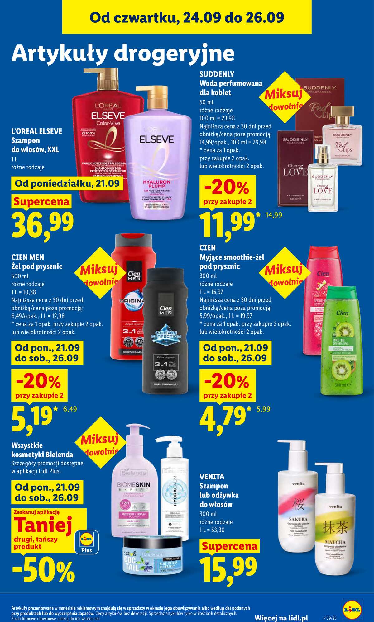 Leták Lidl Polsko 24.9.-26.9.2026 - Leták platí od 24. 9. do 26. 9. strana 97
