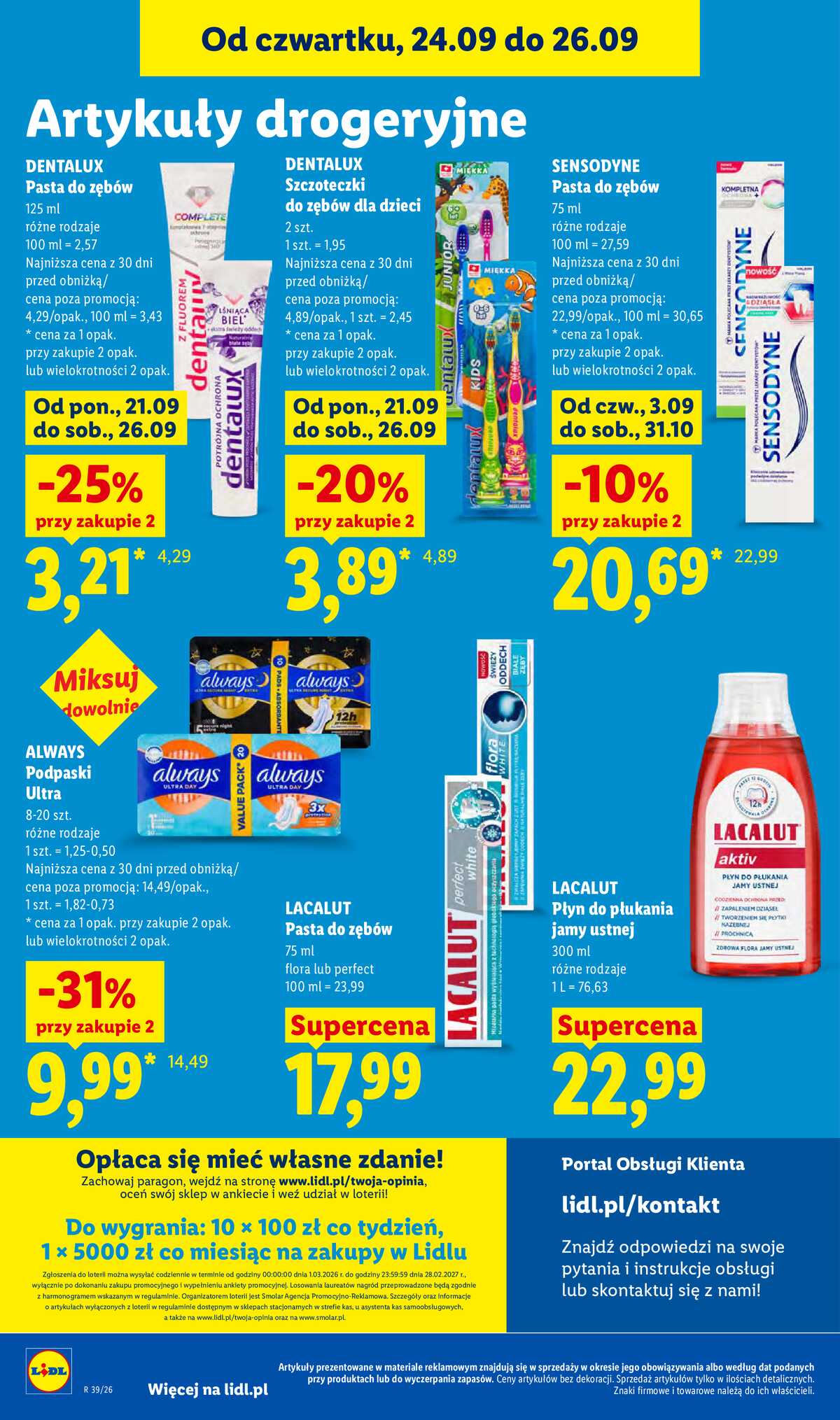 Leták Lidl Polsko 24.9.-26.9.2026 - Leták platí od 24. 9. do 26. 9. strana 98