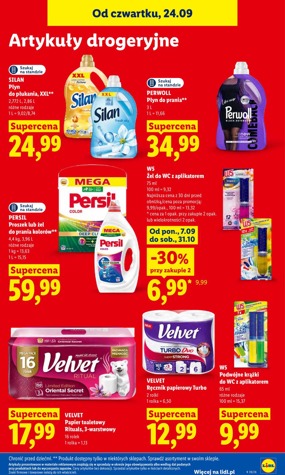 Leták Lidl Polsko 24.9.-26.9.2026 - Leták platí od 24. 9. do 26. 9. strana 99