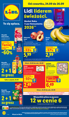 Leták Lidl Polsko 24.9.-26.9.2026 - Leták platí od 24. 9. do 26. 9.