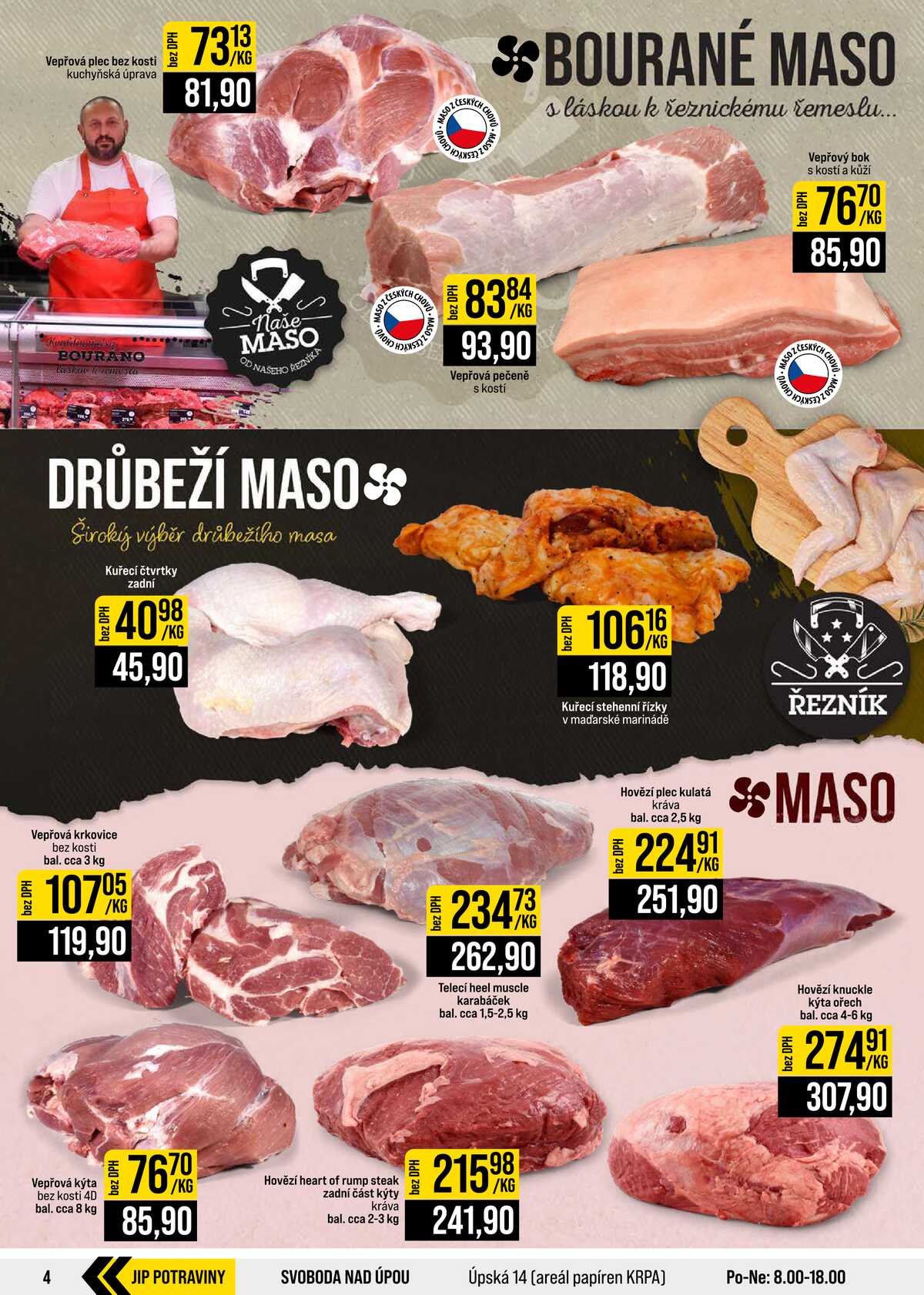 JIP Cash & Carry Brno, Praha, Ostrava, Jilemnice, Pardubice, Ostrava, Karlovy Vary, Olomouc a Zlín od 23.9. do 29.9.2026 strana 4