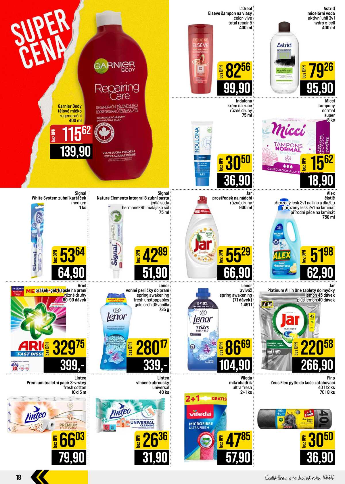 JIP Cash & Carry Brno, Praha, Ostrava, Jilemnice, Pardubice, Ostrava, Karlovy Vary, Olomouc a Zlín od 23.9. do 29.9.2026 strana 18