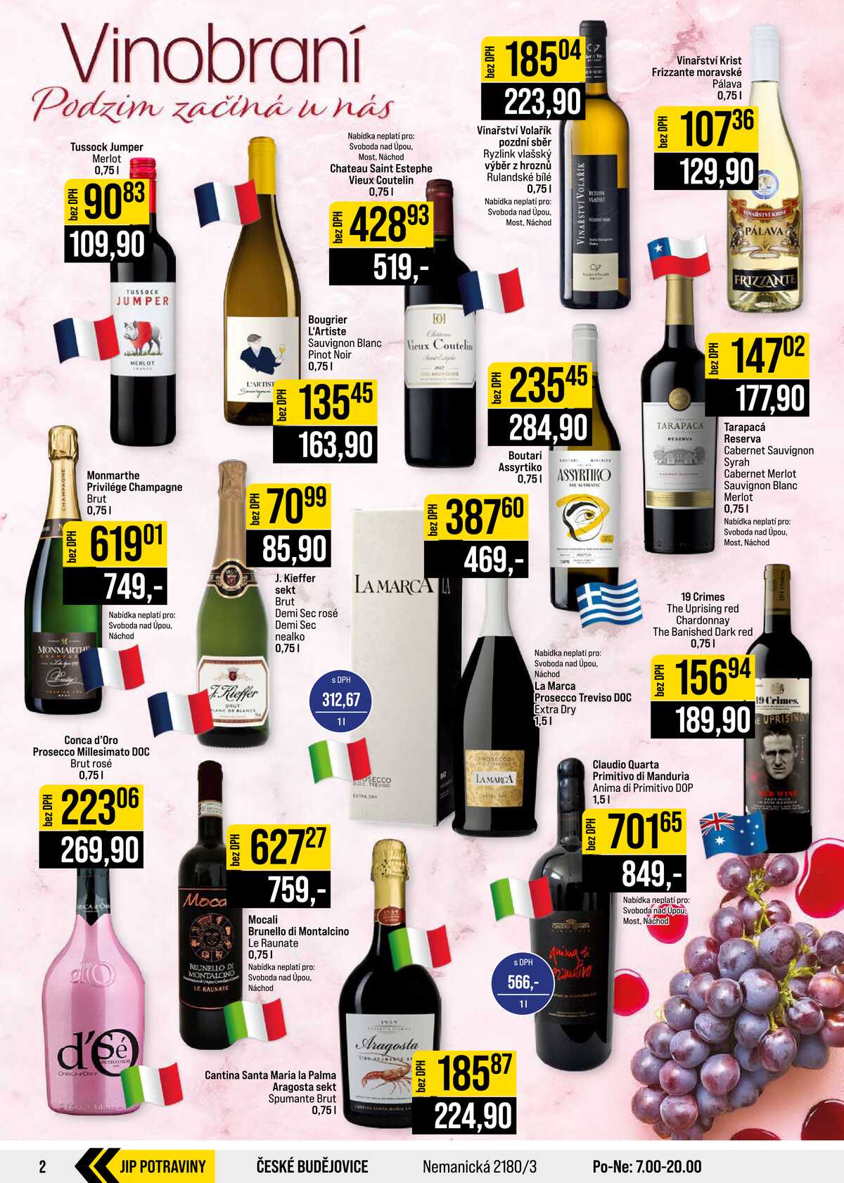 JIP Cash & Carry České Budějovice, Most, Náchod, Polička, Sušice a Svoboda nad Úpou od 23.9. do 29.9.2026 strana 2