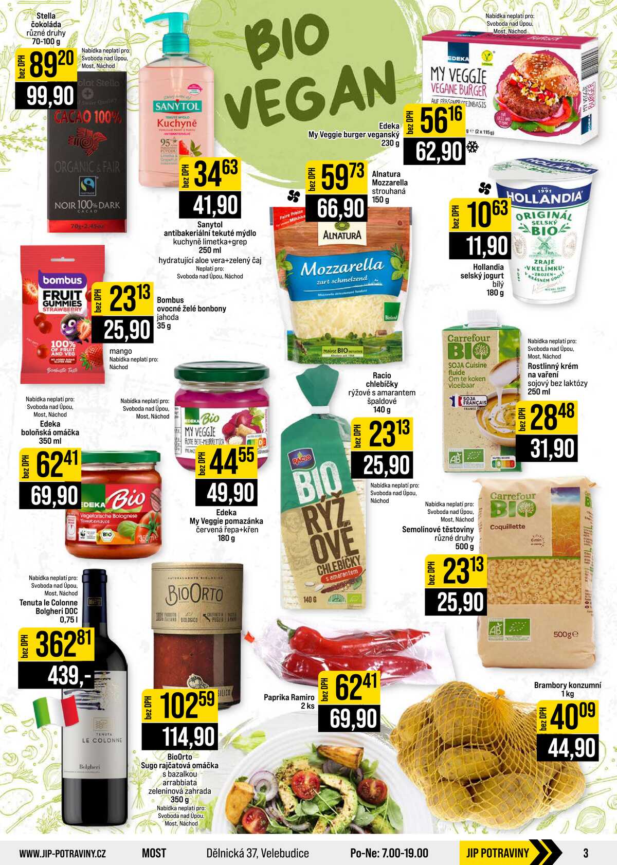 JIP Cash & Carry České Budějovice, Most, Náchod, Polička, Sušice a Svoboda nad Úpou od 23.9. do 29.9.2026 strana 3