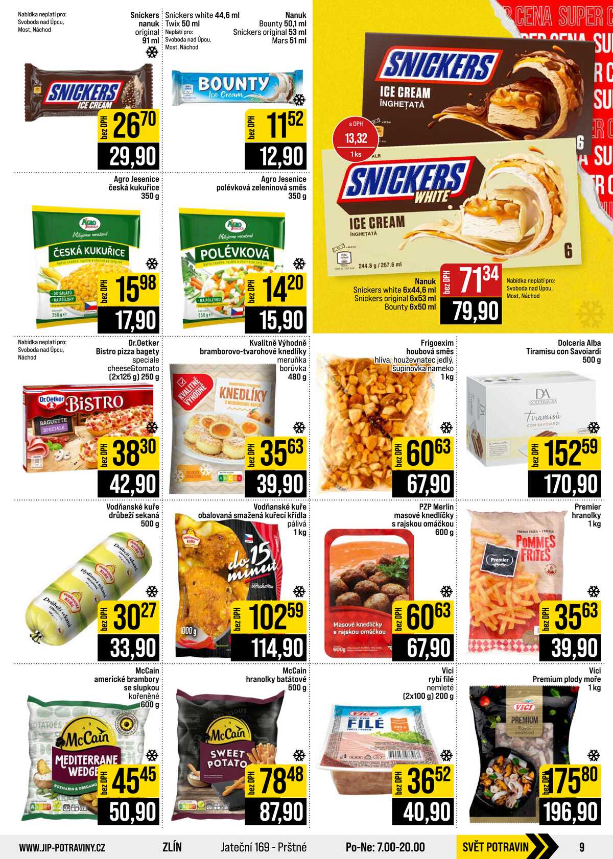 JIP Cash & Carry České Budějovice, Most, Náchod, Polička, Sušice a Svoboda nad Úpou od 23.9. do 29.9.2026 strana 9