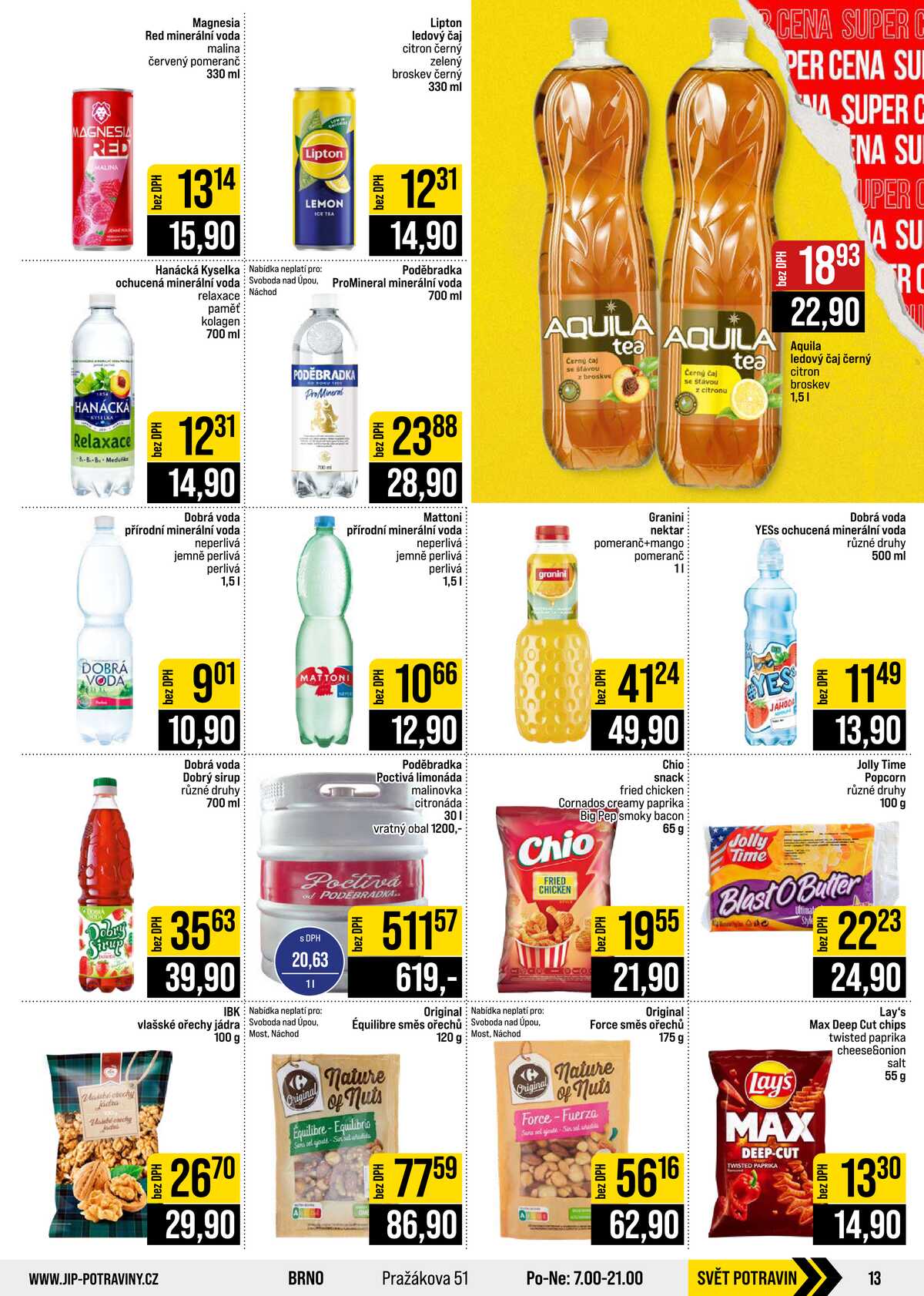 JIP Cash & Carry České Budějovice, Most, Náchod, Polička, Sušice a Svoboda nad Úpou od 23.9. do 29.9.2026 strana 13