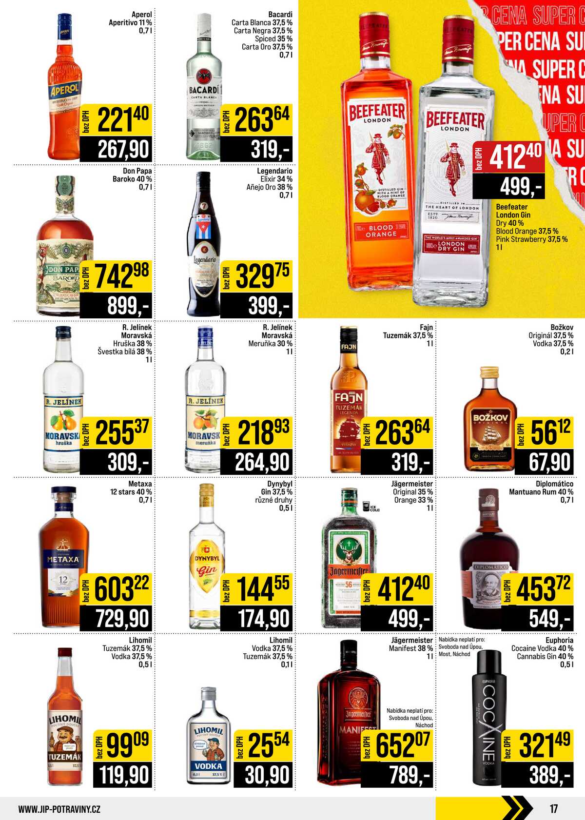 JIP Cash & Carry České Budějovice, Most, Náchod, Polička, Sušice a Svoboda nad Úpou od 23.9. do 29.9.2026 strana 17