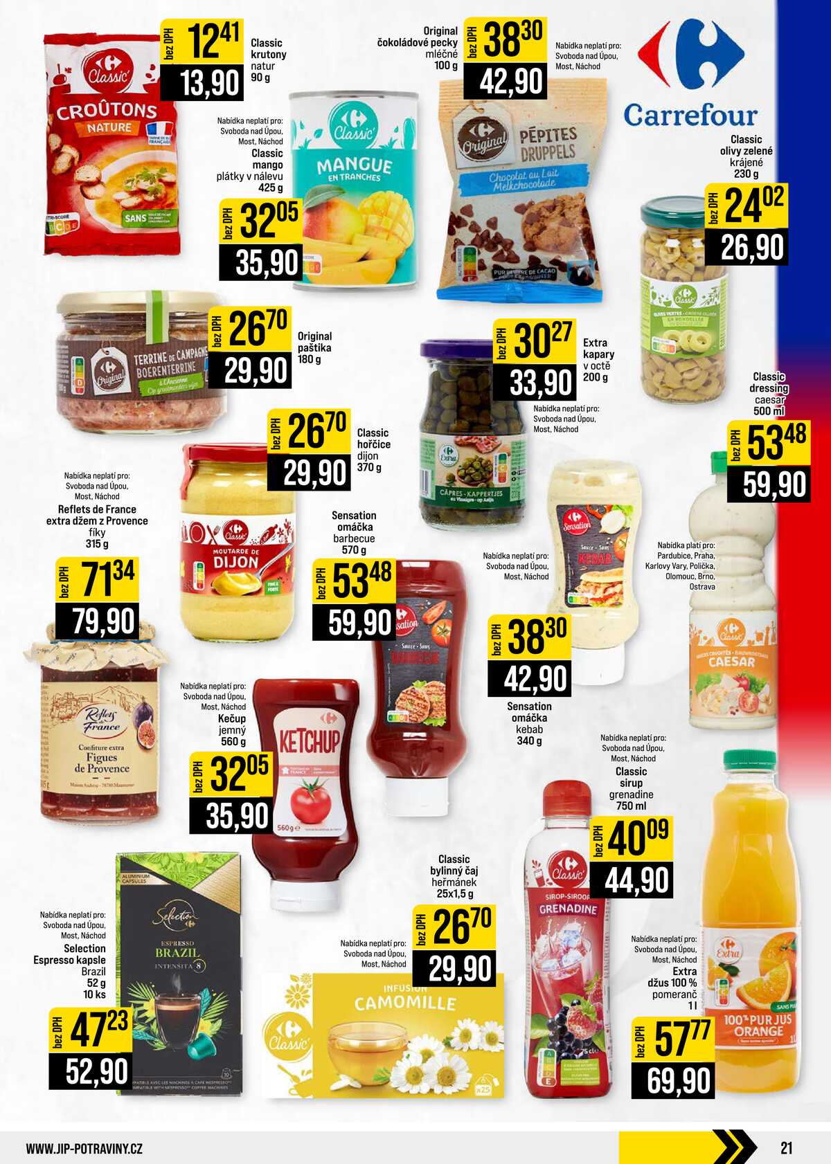 JIP Cash & Carry České Budějovice, Most, Náchod, Polička, Sušice a Svoboda nad Úpou od 23.9. do 29.9.2026 strana 21