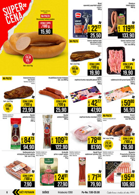 JIP Cash & Carry České Budějovice, Most, Náchod, Polička, Sušice a Svoboda nad Úpou od 23.9. do 29.9.2026