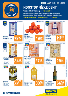 MAKRO Nonstop nízké ceny
