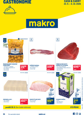 MAKRO Gastronomie do 6.10.