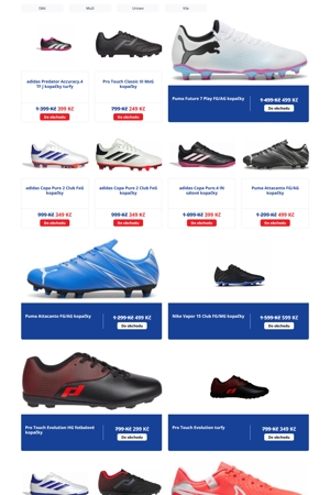 Intersport Kopačky a míče - 24. 9. 2026