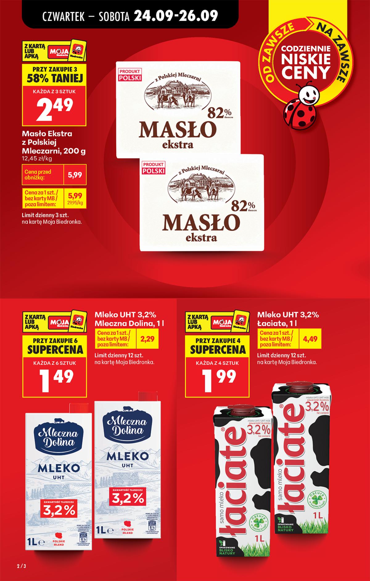 Leták Biedronka Polsko 24.9.-30.9.2026 strana 3