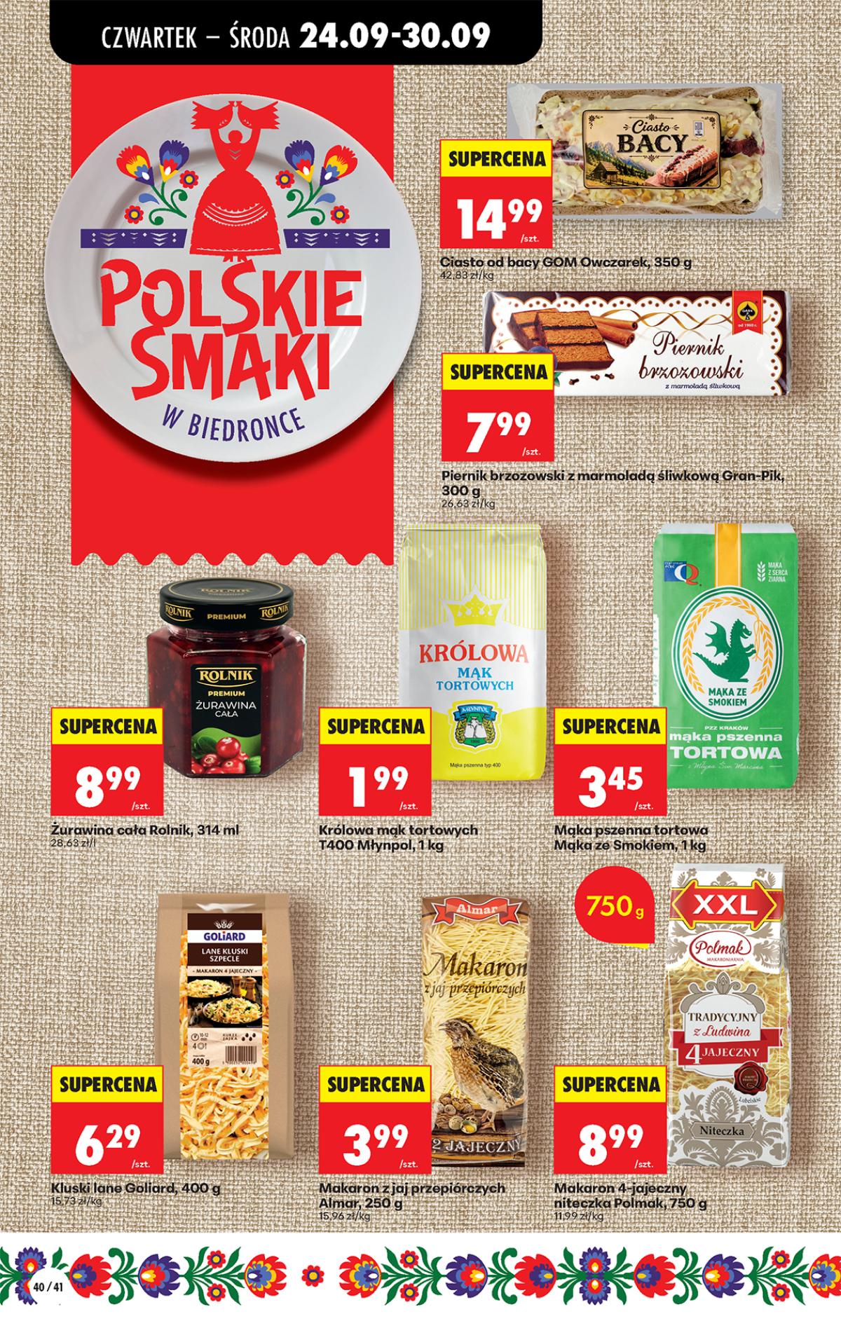 Leták Biedronka Polsko 24.9.-30.9.2026 strana 58