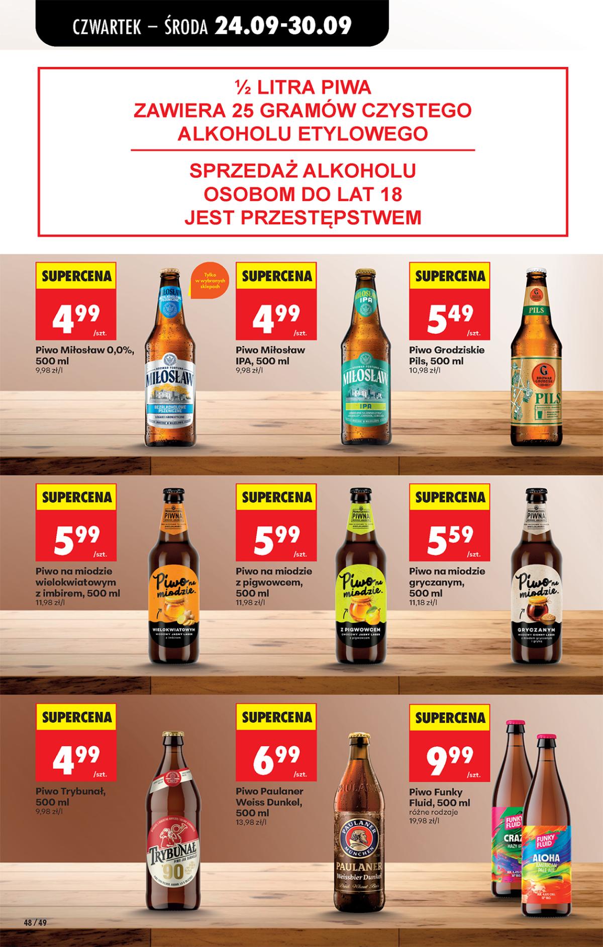 Leták Biedronka Polsko 24.9.-30.9.2026 strana 74