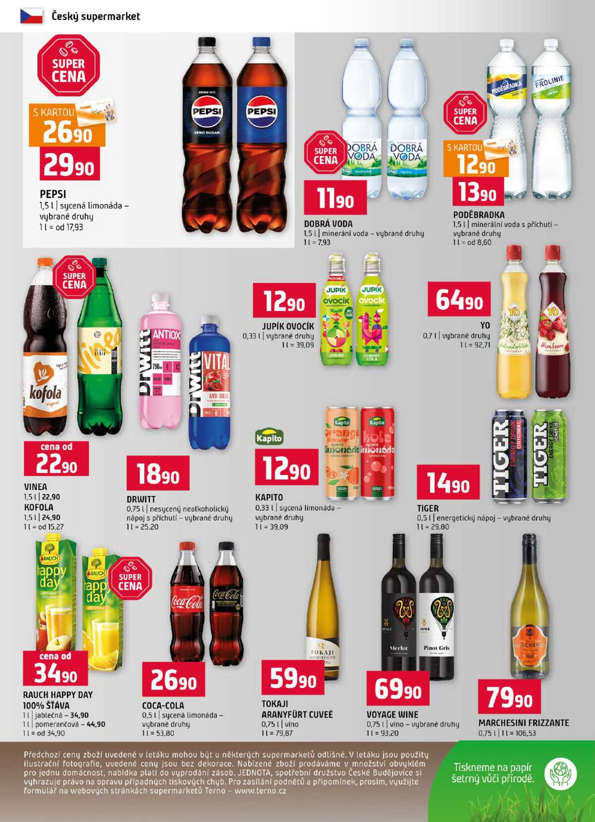 Terno Třeboň, Týn n. Vlt., Bechyně, Trhové Sviny, Hradec Králové, Zlín, Český Krumlov, Prachatice, Jihlava, Strakonice, Tábor od 23.9. do 29.9.2026 strana 12