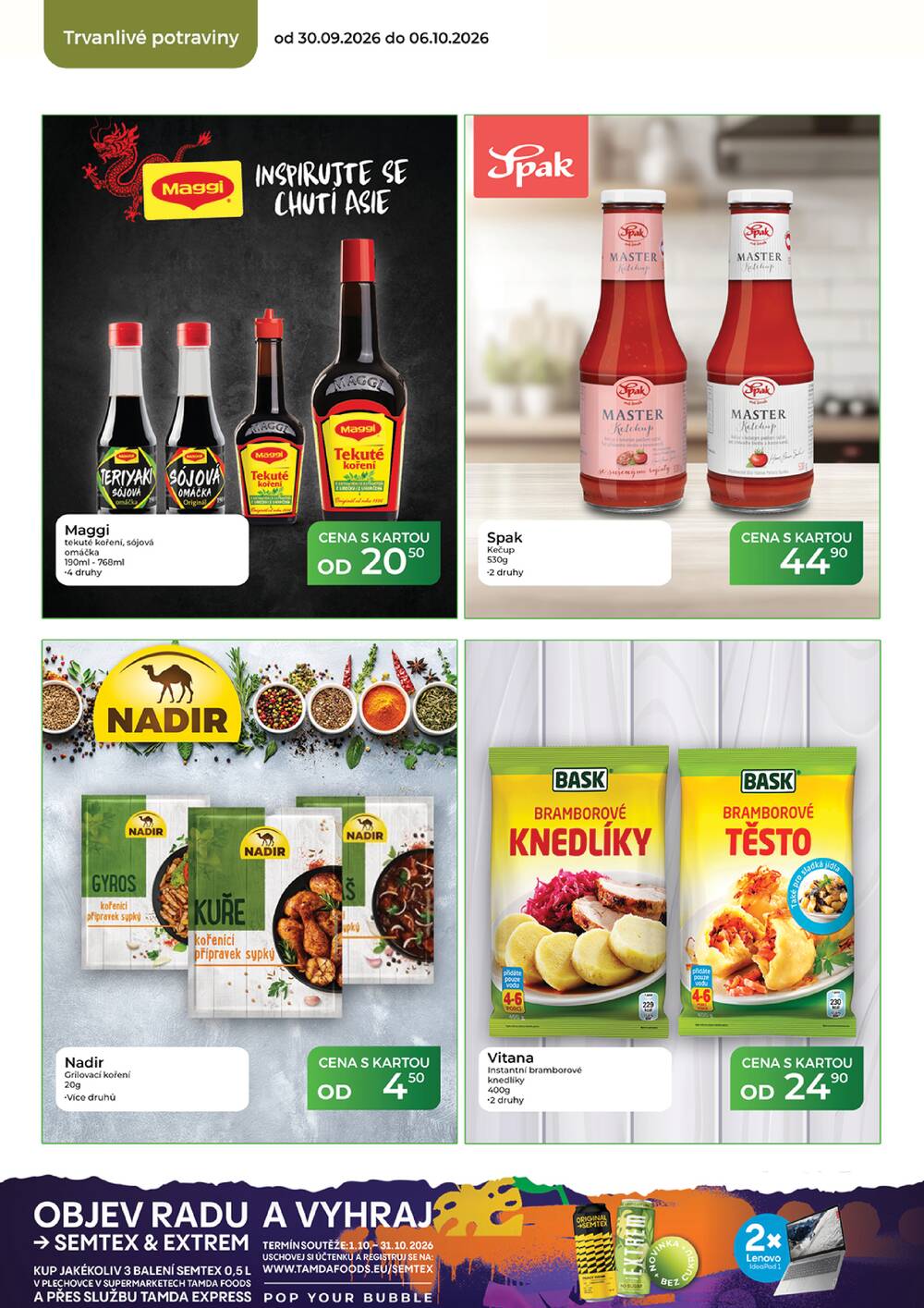 Tamda Foods od 30.9. do 6.10.2026