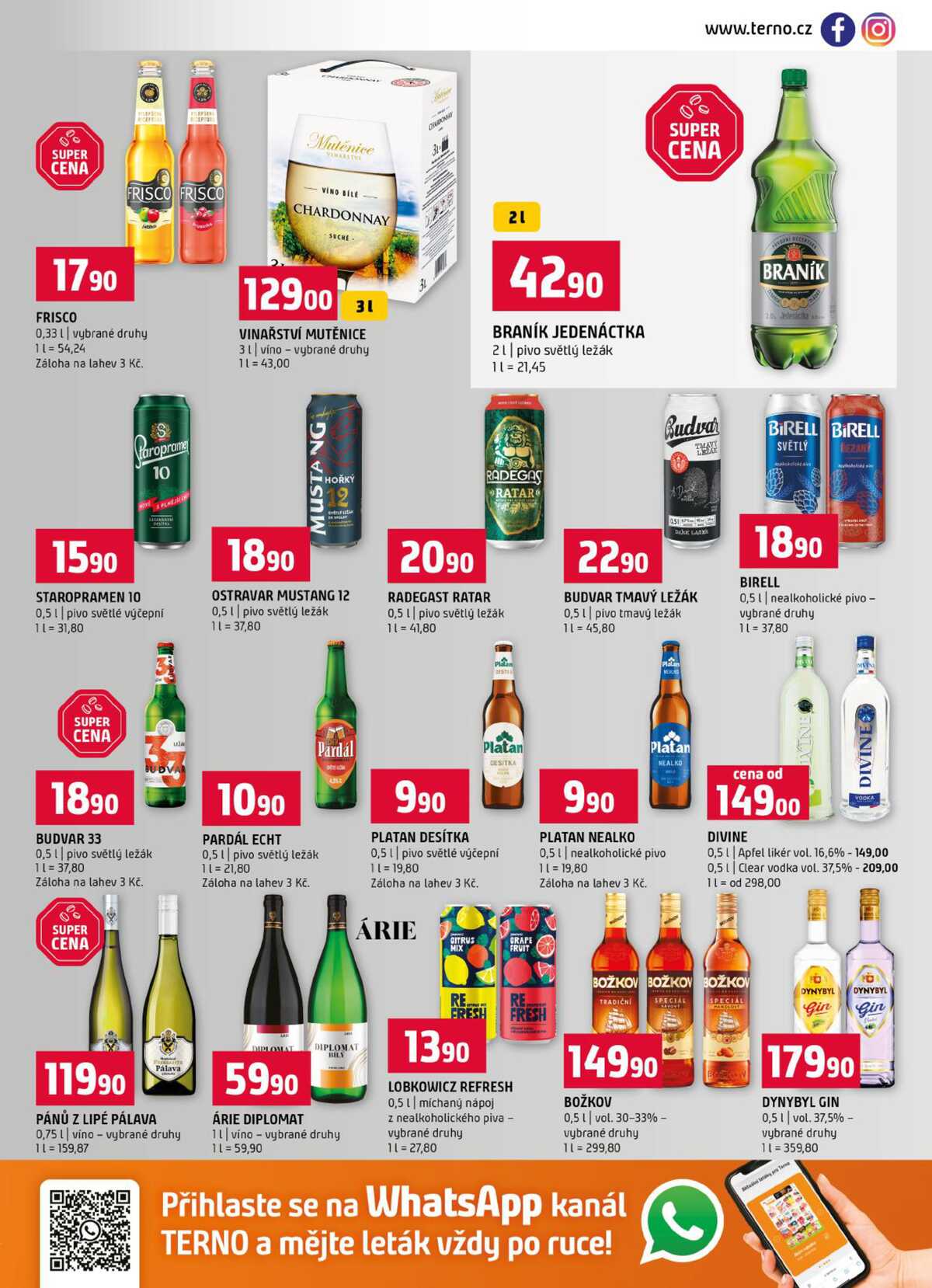 Terno Třeboň, Týn n. Vlt., Bechyně, Trhové Sviny, Hradec Králové, Zlín, Český Krumlov, Prachatice, Jihlava, Strakonice, Tábor od 30.9. do 6.10.2026 strana 13
