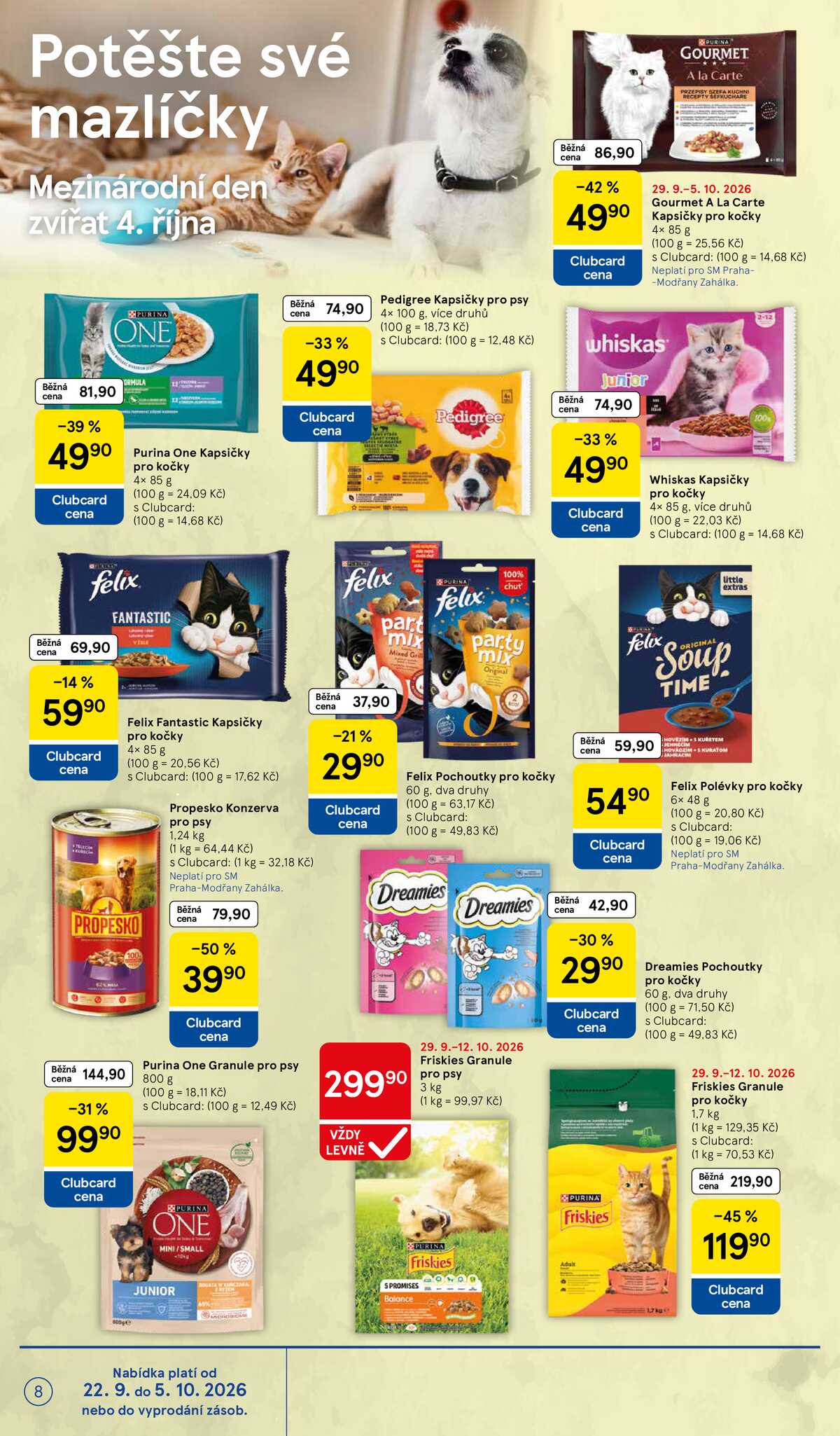 Tesco supermarkety od 30.9. do 6.10.2026 strana 8