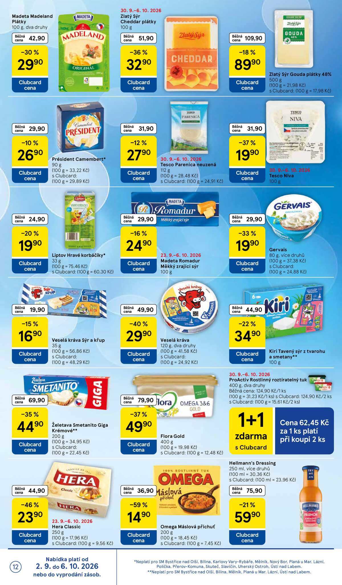 Tesco supermarkety od 30.9. do 6.10.2026 strana 12