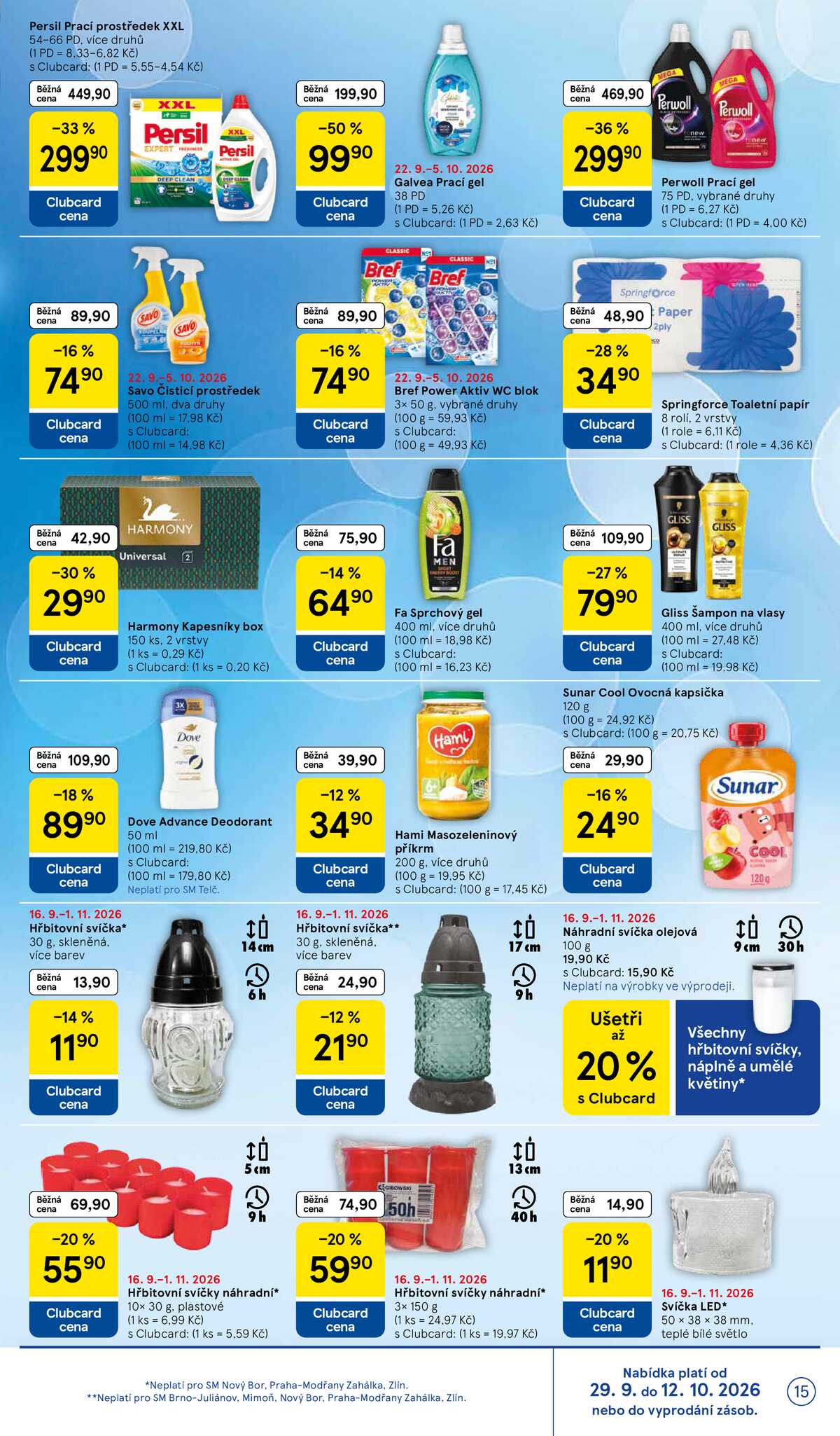 Tesco supermarkety od 30.9. do 6.10.2026 strana 15