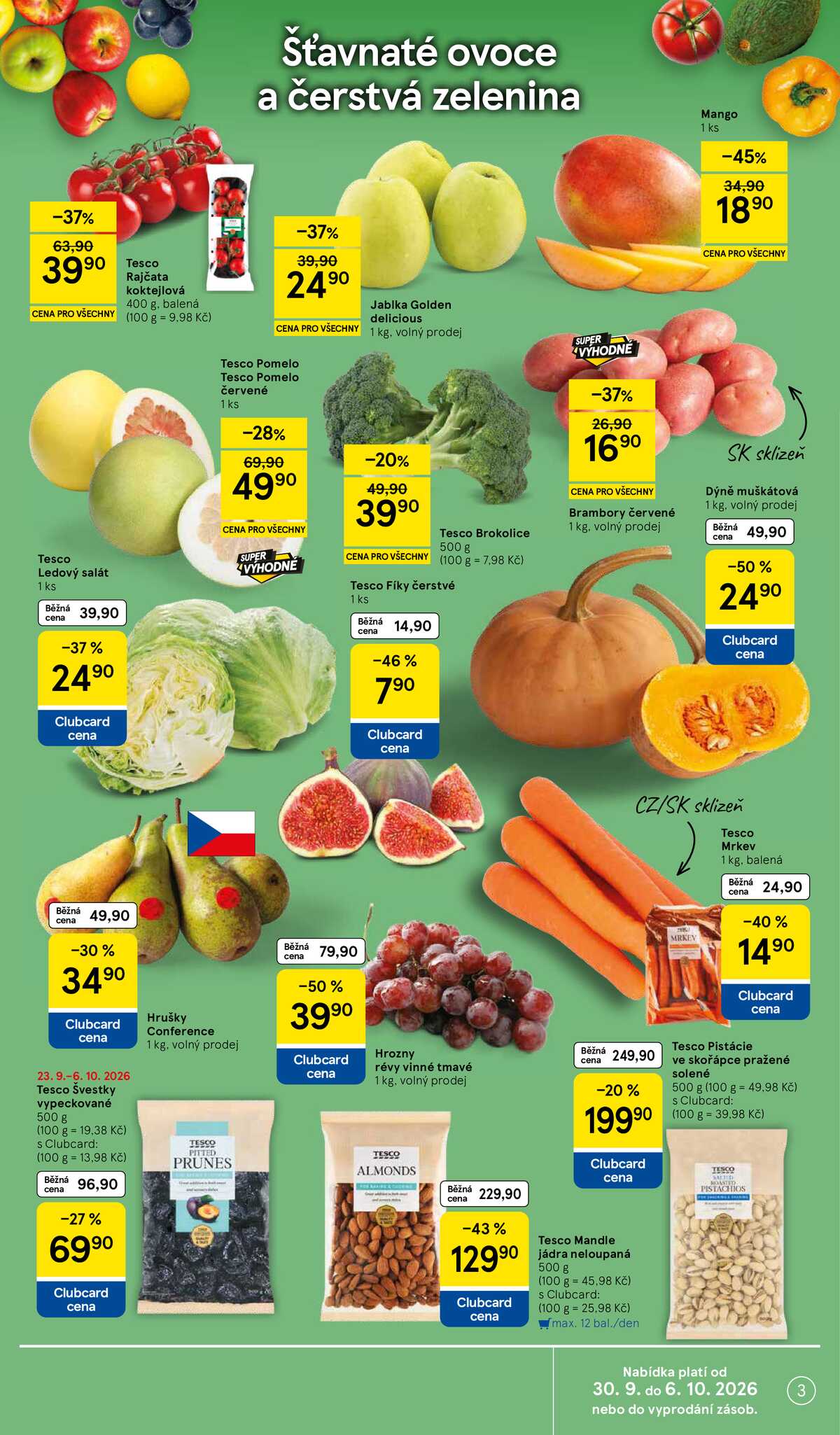 Tesco hypermarkety od 30.9. do 6.10.2026 strana 3