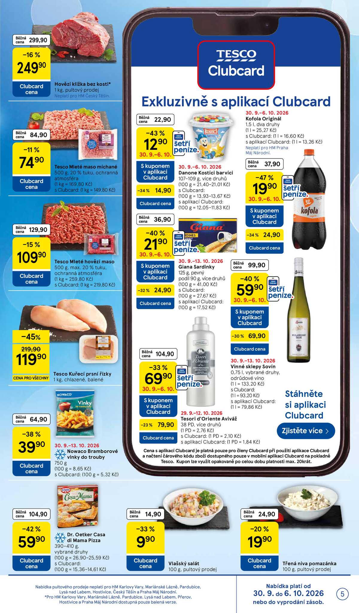 Tesco hypermarkety od 30.9. do 6.10.2026 strana 5