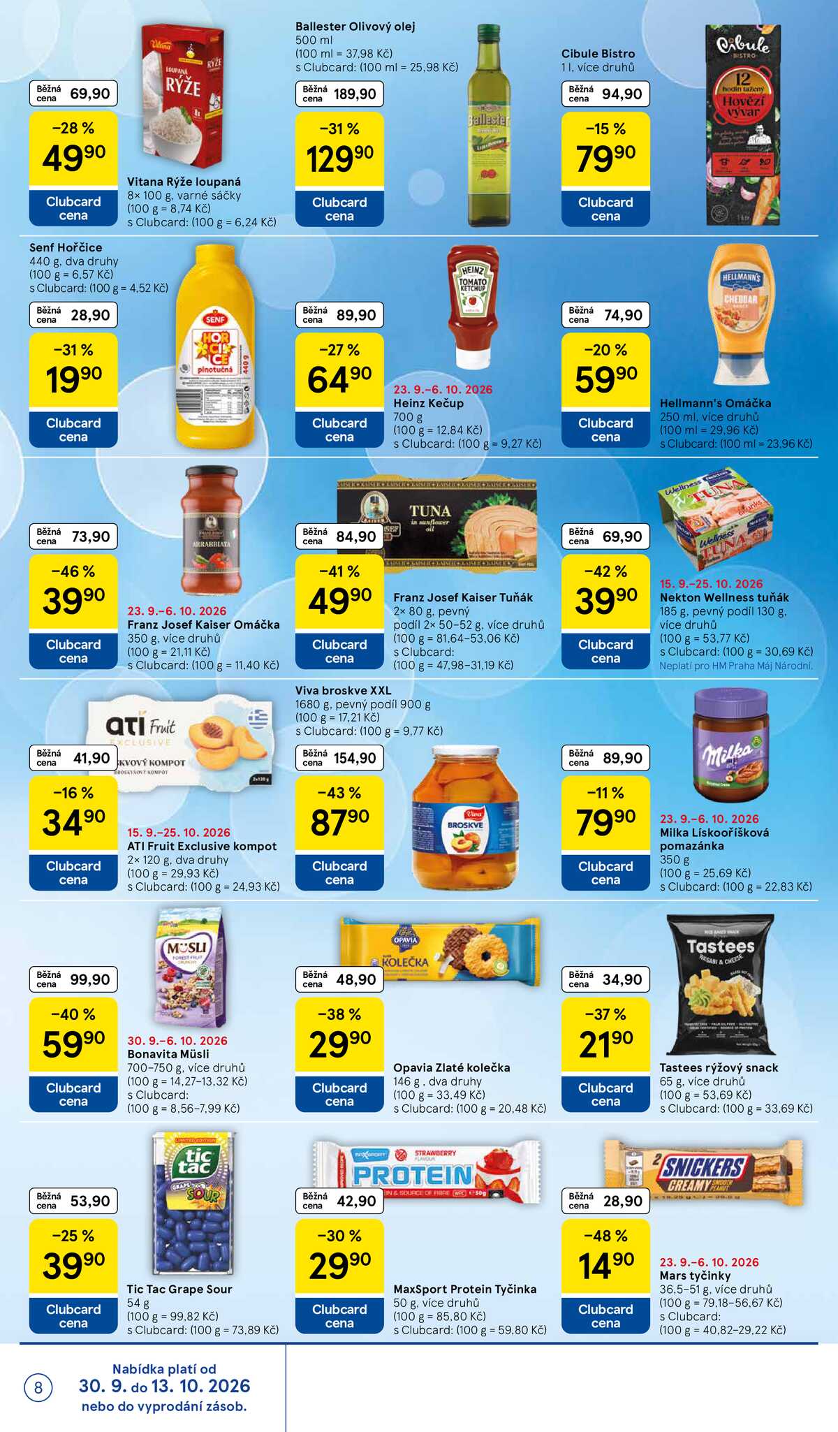 Tesco hypermarkety od 30.9. do 6.10.2026 strana 8
