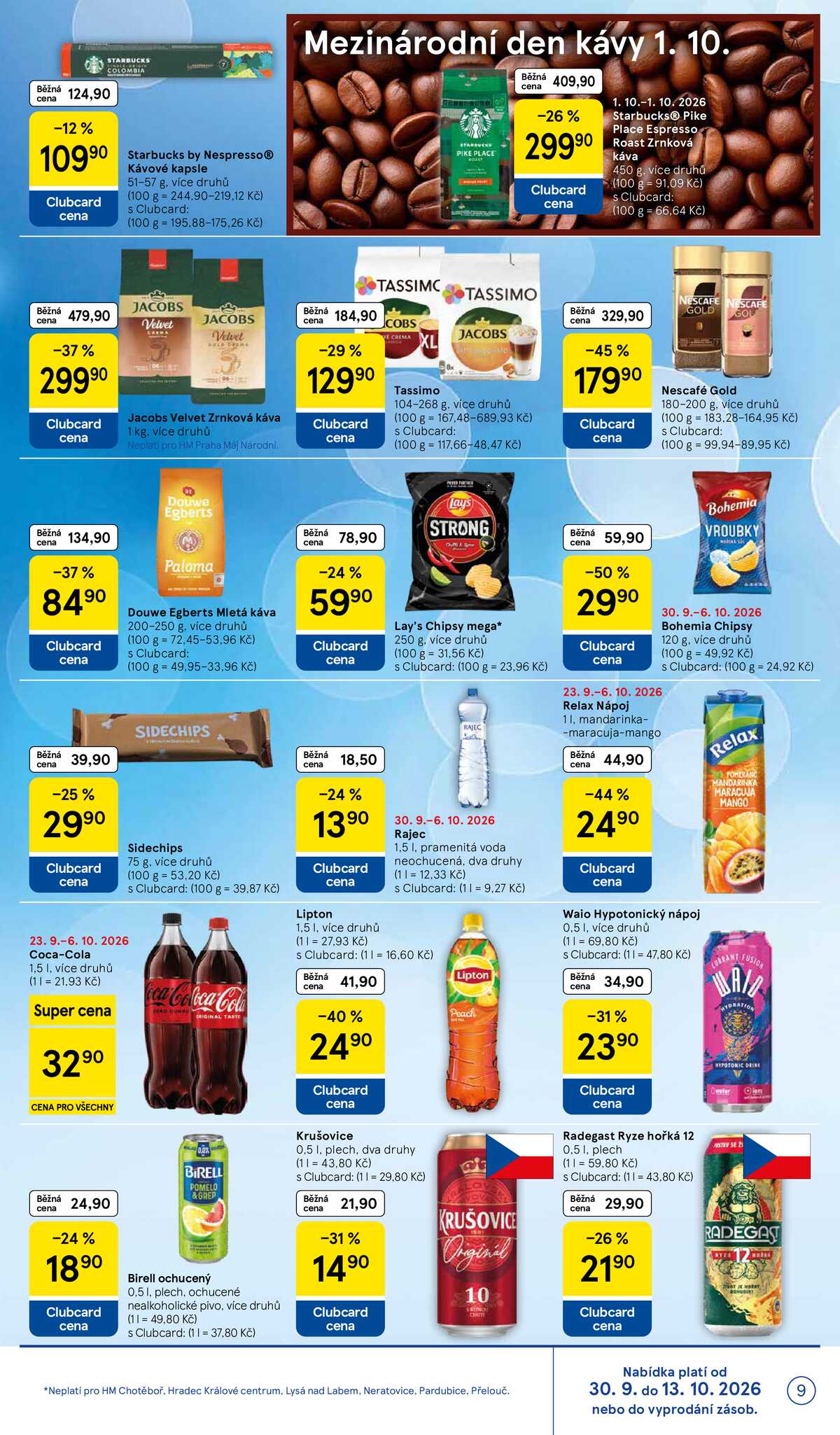 Tesco hypermarkety od 30.9. do 6.10.2026 strana 9
