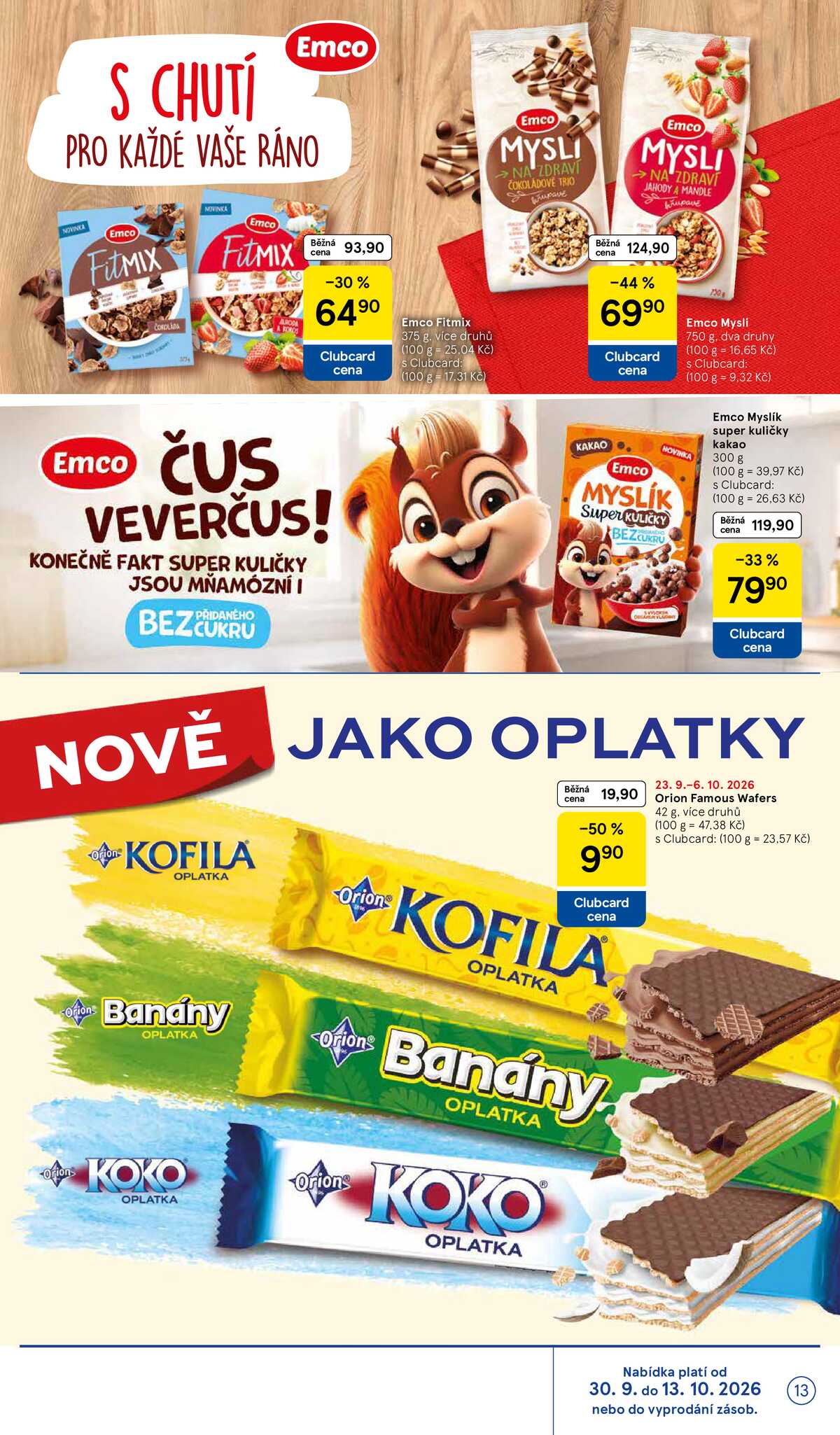 Tesco hypermarkety od 30.9. do 6.10.2026 strana 13