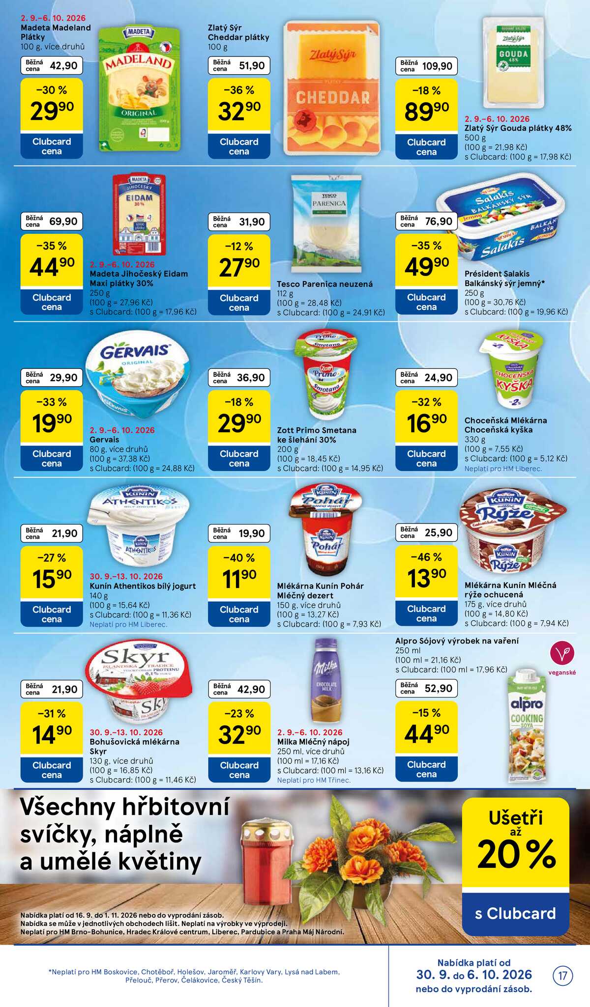 Tesco hypermarkety od 30.9. do 6.10.2026 strana 17